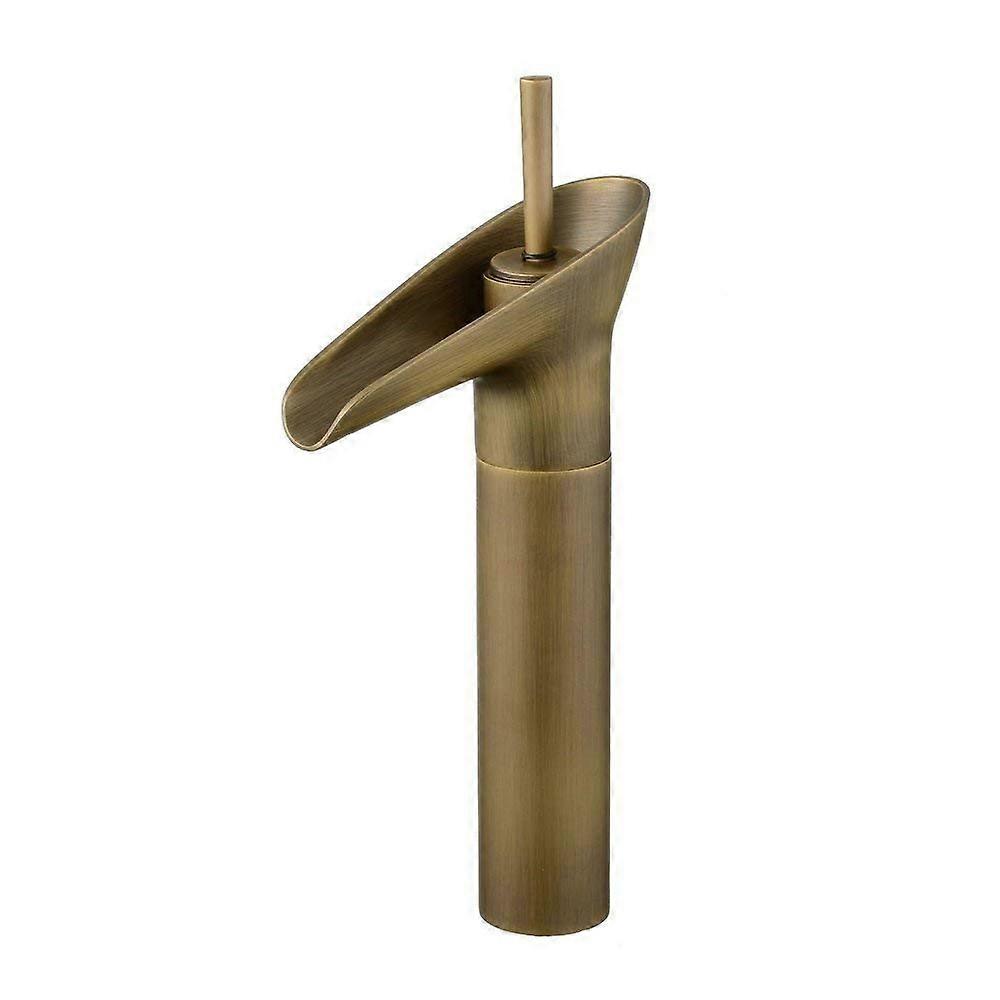 ® Mono Sink Mixer Tap Basin Mixer Waterfall Tap for Bathroom Sink (High)
