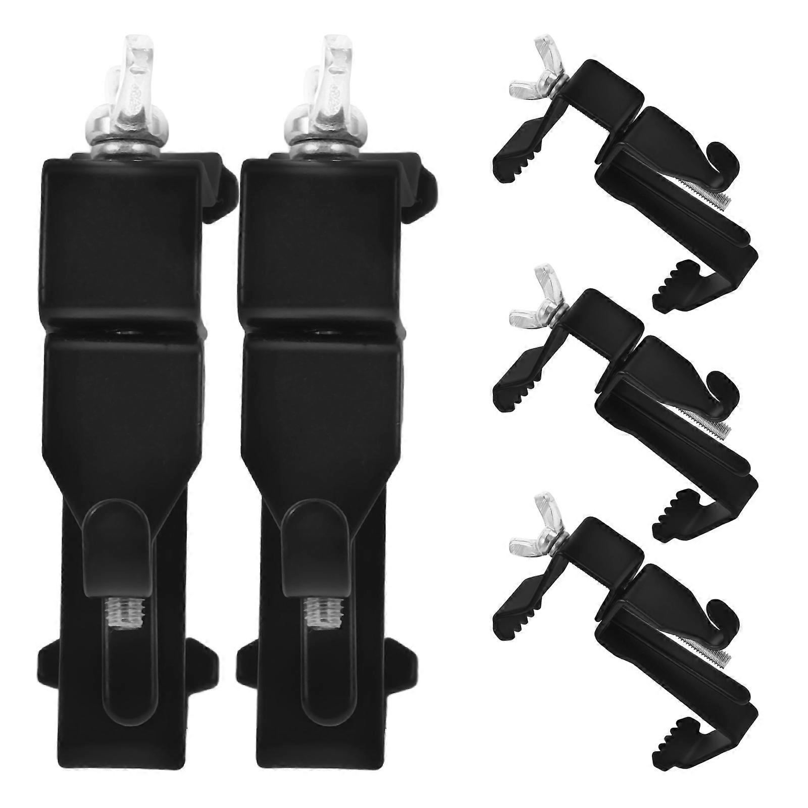 Swimming Pool Pole Hanger Multi-Use Pool Hook Outdoor Organization Space-Saving 5Pcs