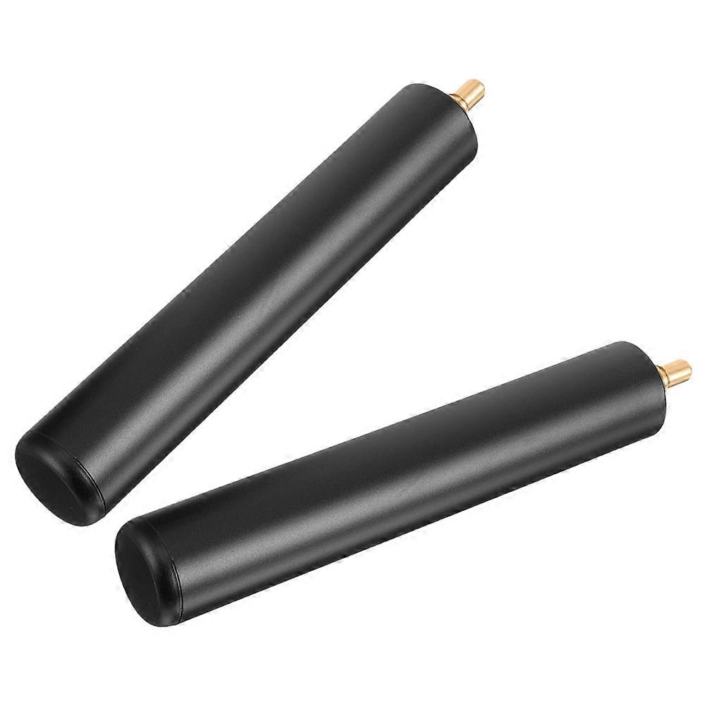 Billiard Cue Extender 2pcs Lightweight Shaft Extension for Stability Snooker Pool Game Accessory Easy Installation