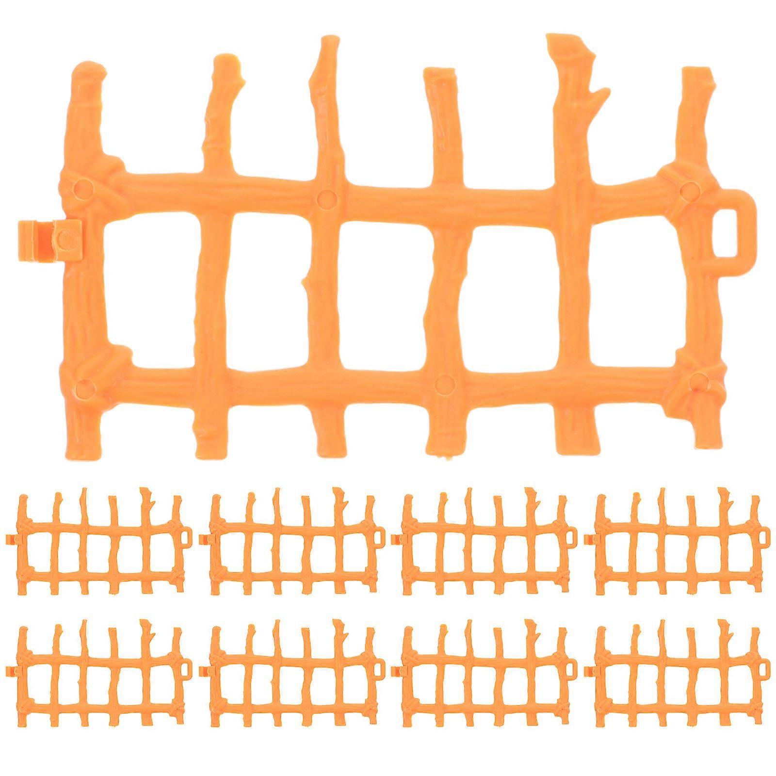 Mini Picket Fence Toy Farm Buildings Realistic Design Decorative Element For Creative Projects Family Activities Childrens Use 50Pack