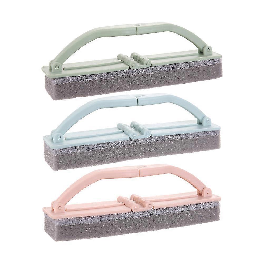 Sponge Brush Glass Brush for Cleaning Use 3Pcs Random Color