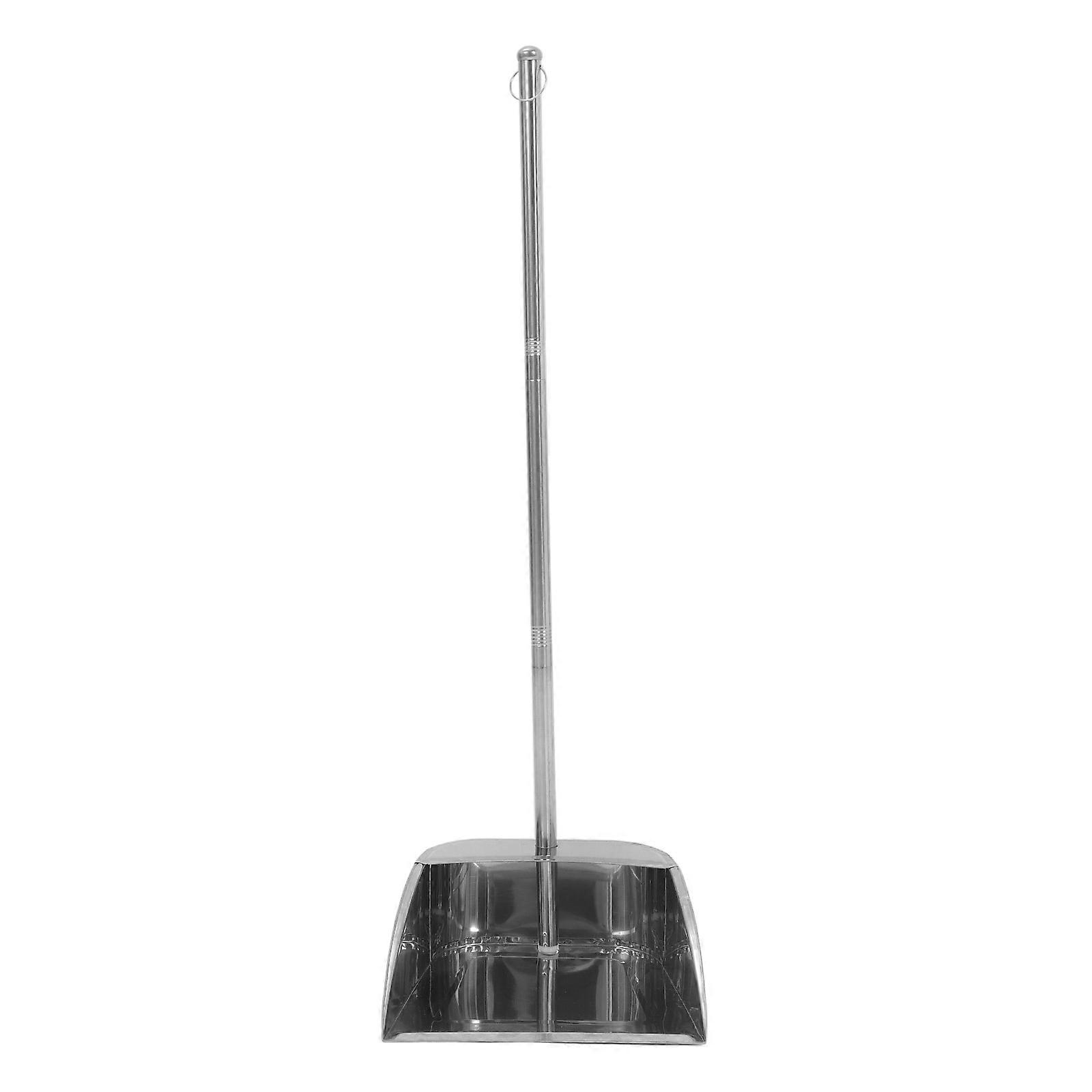 Dustpan With Handle Home Dust Pan Room Cleaning Stainless Steel Simple Design 75.00X26.00X25.00CM 1Pack