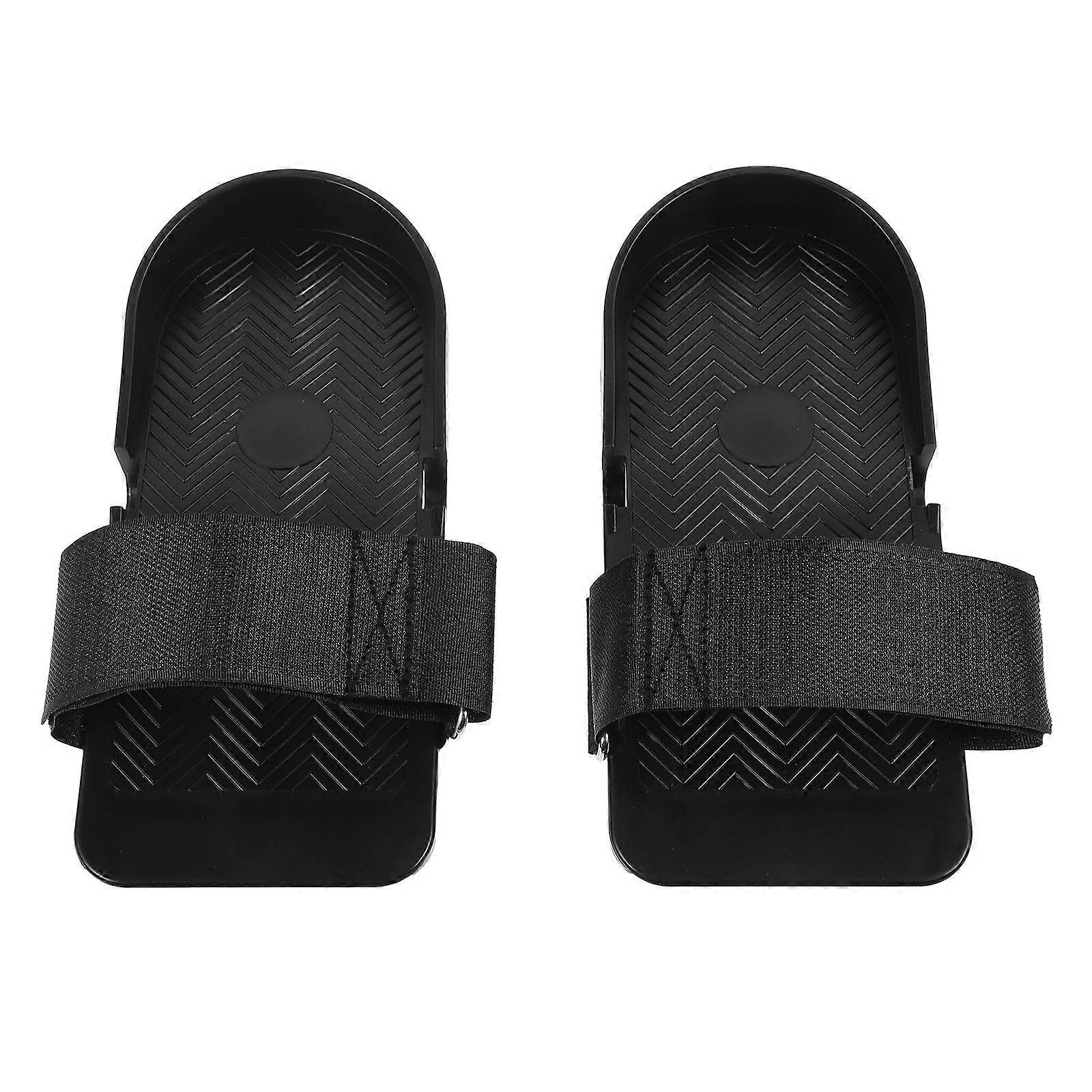 Exercise Rower Machine Home Machine Pedals Parts Black 24.00X10.50X3.00CM Minimize Joint Impact 1 Pair