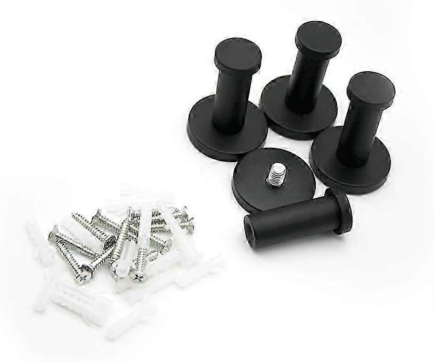 4-Pack Stainless Steel Round Wall Hooks (53mm)