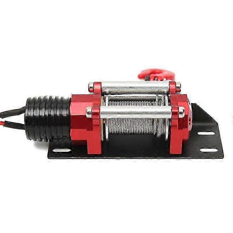Electric Winch With Steel Rope Hook Universal Remote Control Car Climbing Car Off-Road Vehicle