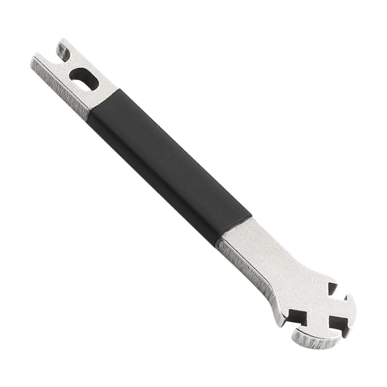 Bicycle Spoke Wrench - Multi-Purpose Spoke Tool for Centering, Rim Adjustment, Compact Design, Compatible with Most Bikes
