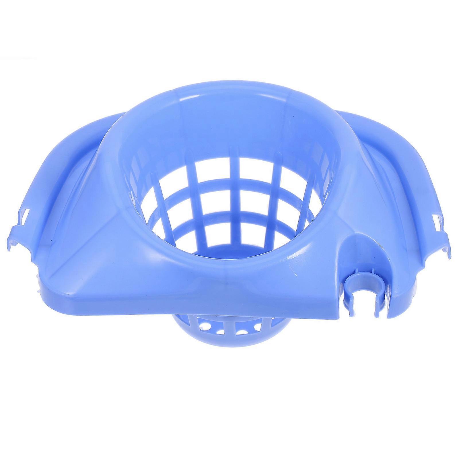 Mop Draining Basket Mop Cleaning Tool with Drainage Holes for Household Use Blue 29.00X20.50X14.00CM Water Squeezing 1Pcs