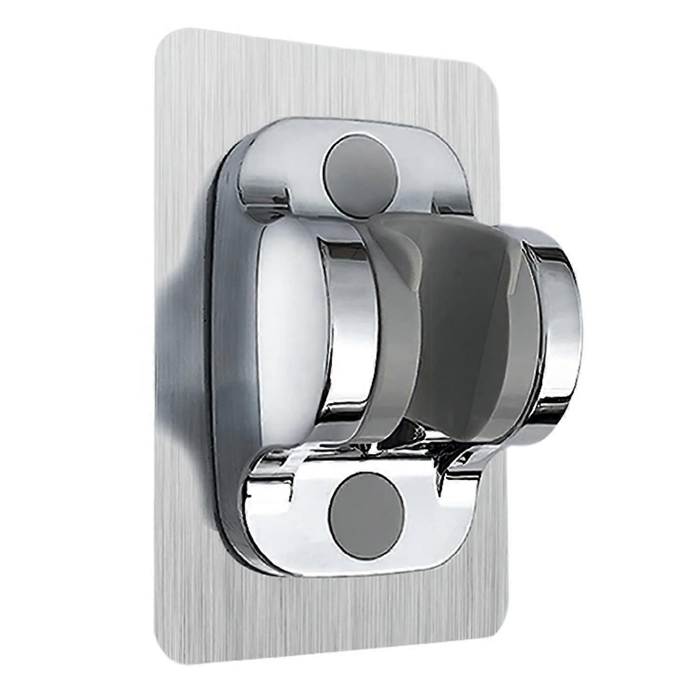 Hand Shower Holder, Wall Mounted Shower Head Holder(Silver)