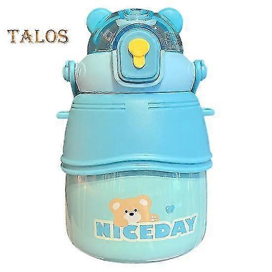 1000ml Insulated Cup with Straw Multi-purpose Food Grade Durable Insulated Drinking Water Cup for School
