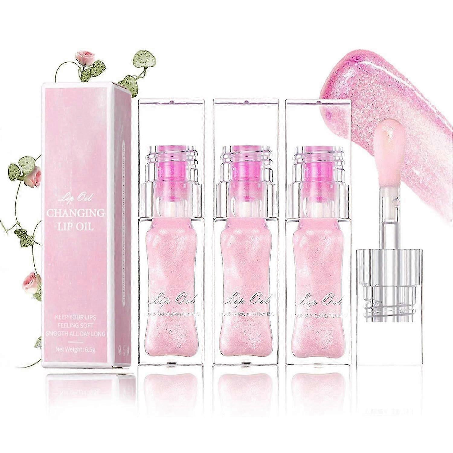 Magic Color Changing Lip Oil V2, Boss up Color Changing Lip Oil, Bossup Color Changing Lip Oil, Warm Change Moisturizing Color Changing Lip Oil