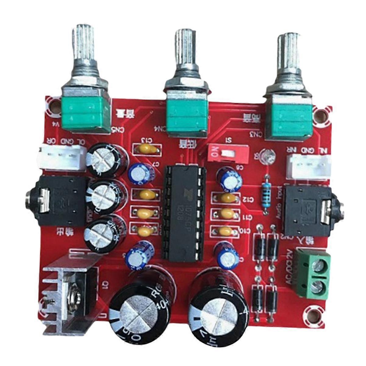 XH-M151 XR1075 Preamp Tone Board Audio Treble Bass Adjustment Equalizer Pre Amplifier Tone Control Preamplifier