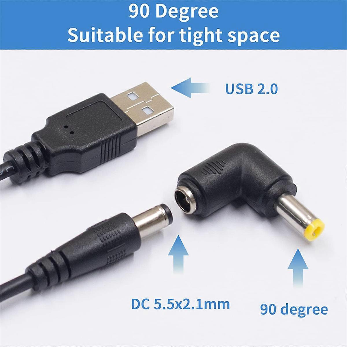 Universal 5V USB Power Cord, USB to Dc Power Cable