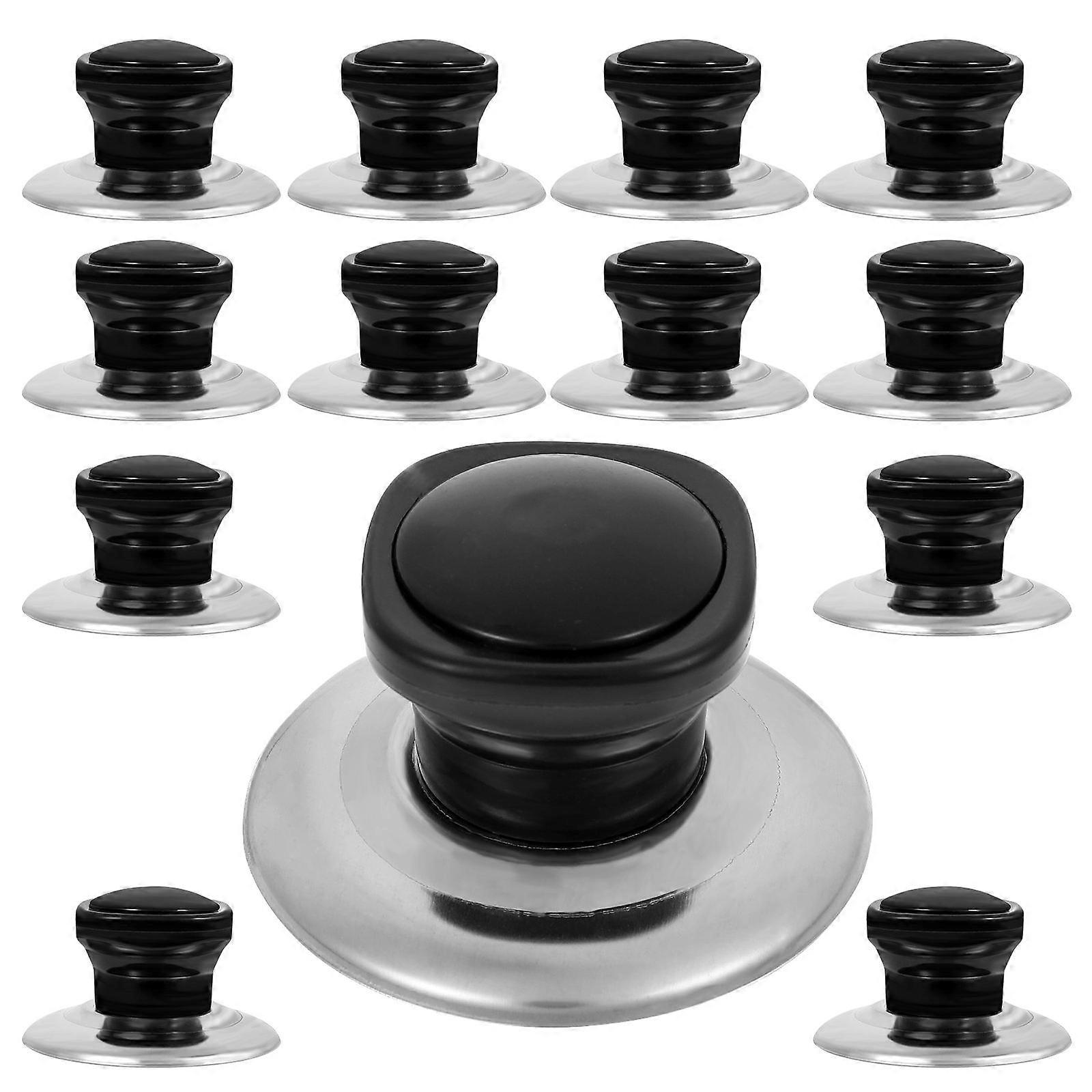 Heat Resistant Pan Lid Knobs 12pcs Replaceable Kettle Lid Handles for Pots and Pans with Comfortable Grip