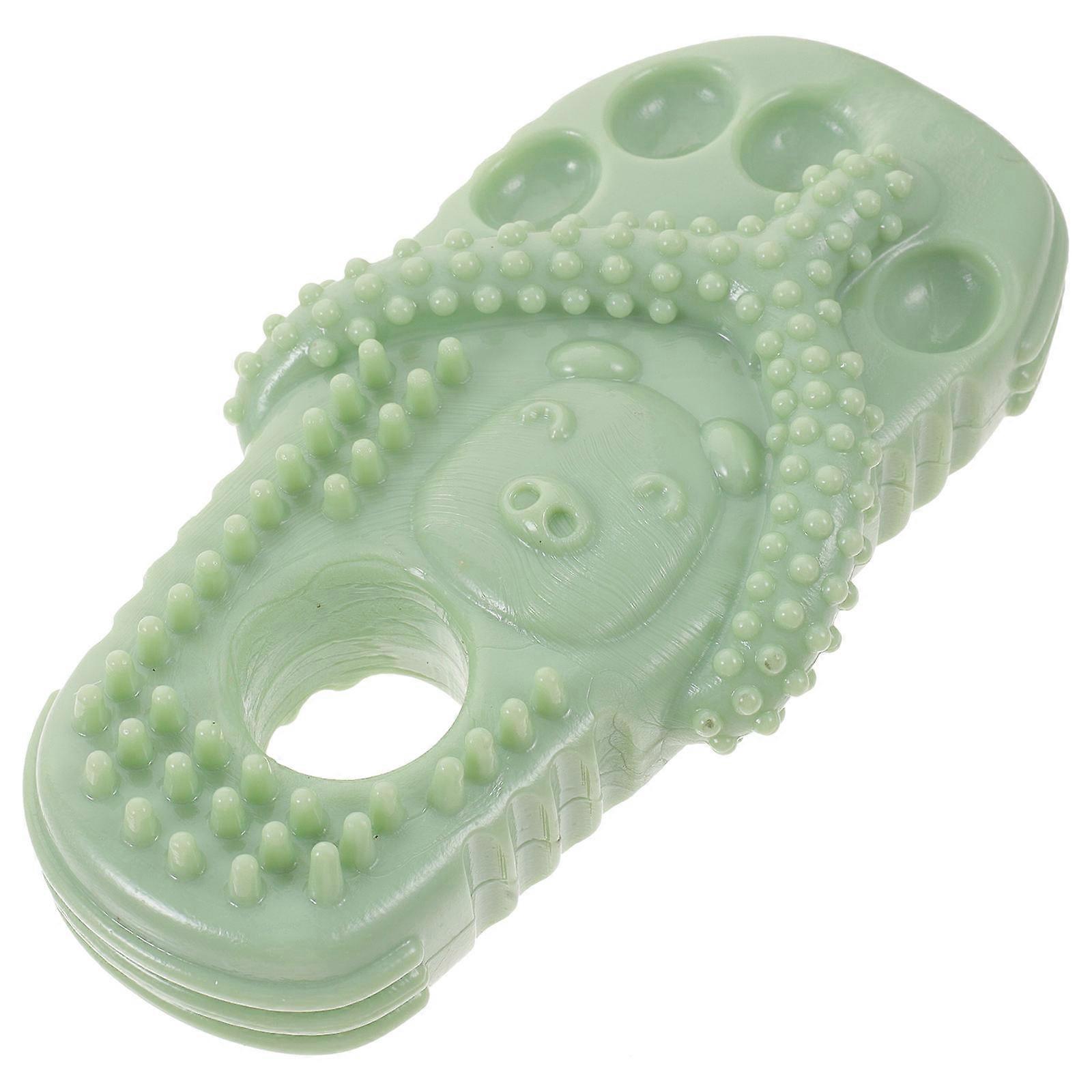 Teething Toys Puppy Portable Molar Plaything Chewing Toy Protect Furniture Light Green 12X6.2CM 1Set