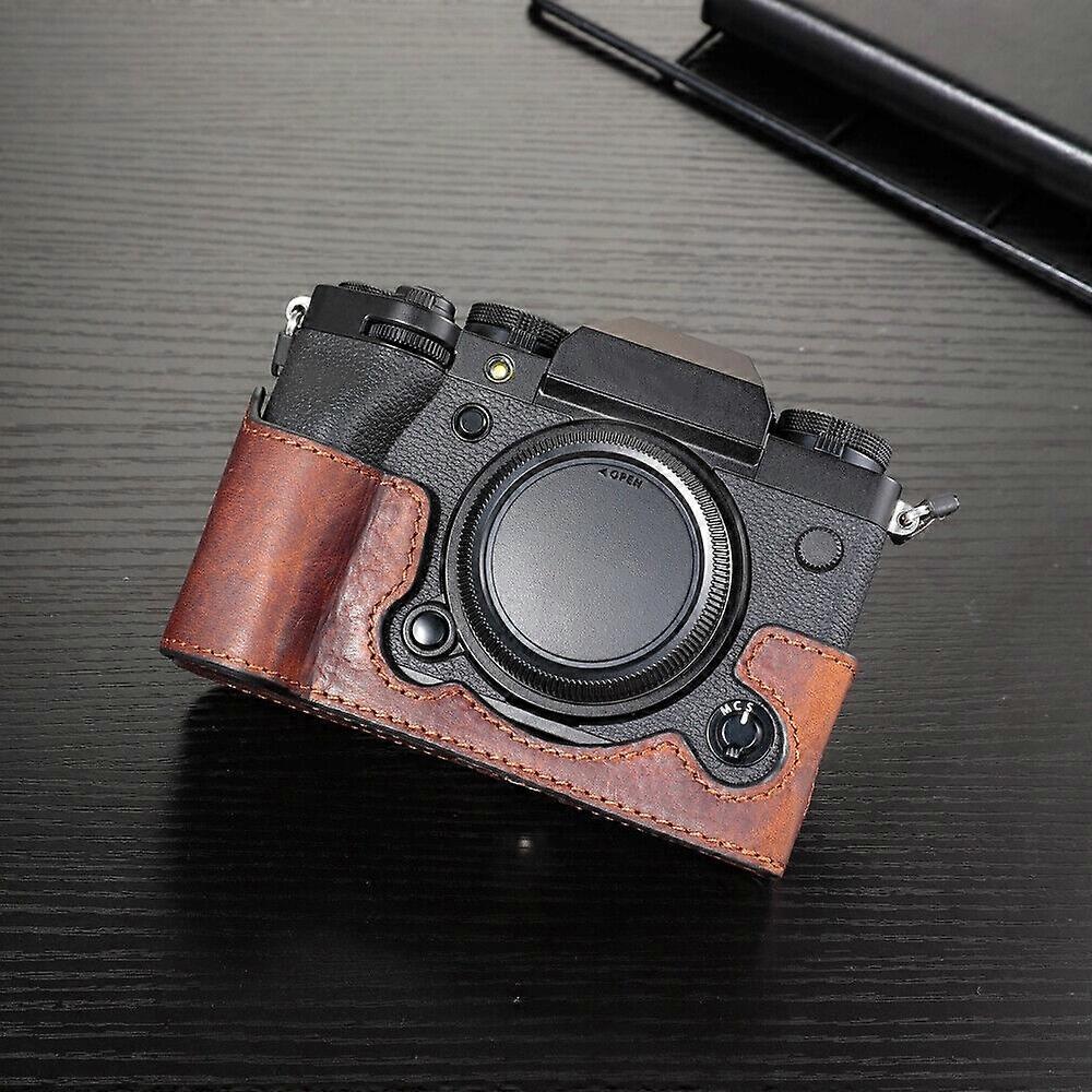 For FUJIFILM X-T5 Camera Leather Protective Case
