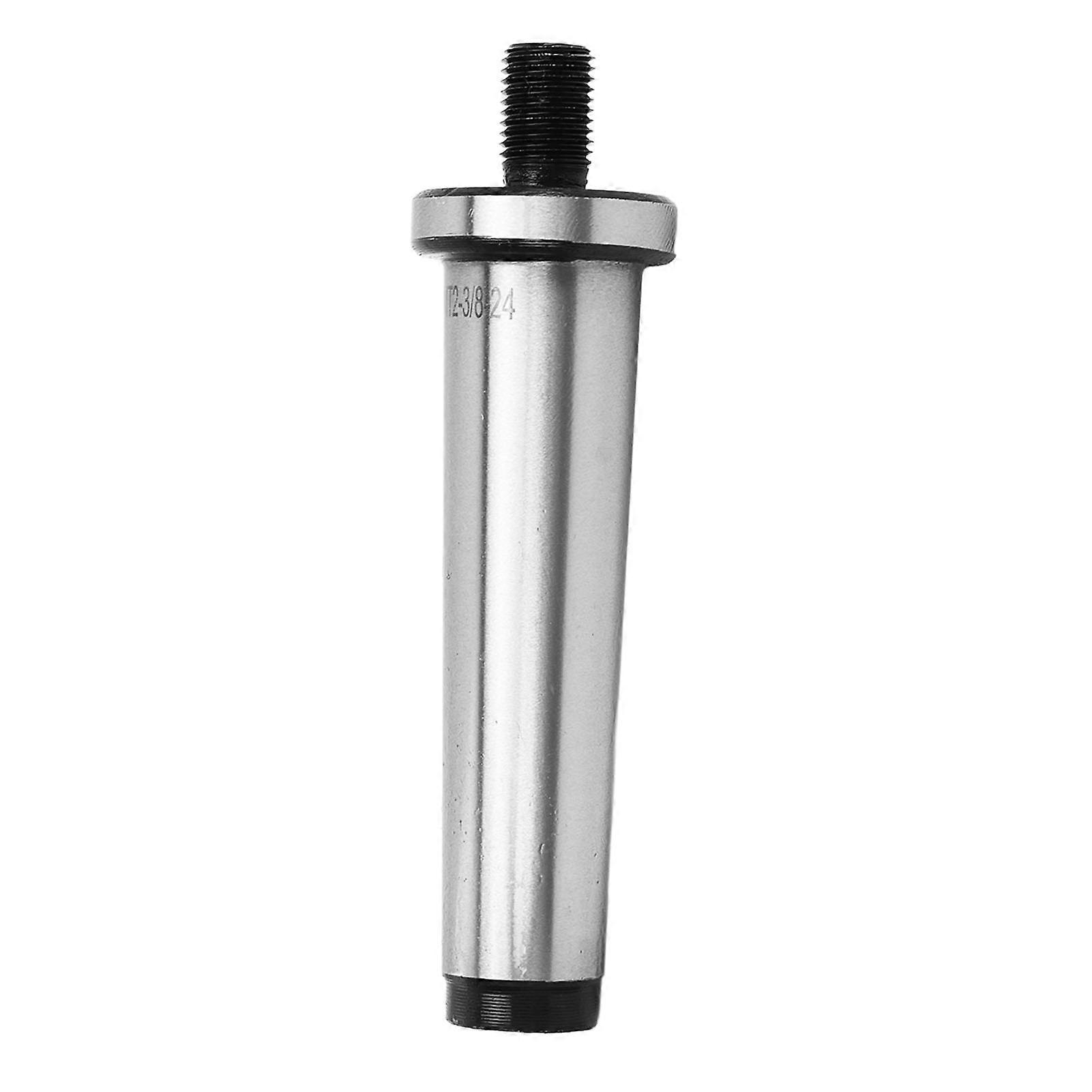 2MT Shank To 3/8in 24 Threaded Drill Chuck Arbor Hardened Morse Taper MT2 Adapter 