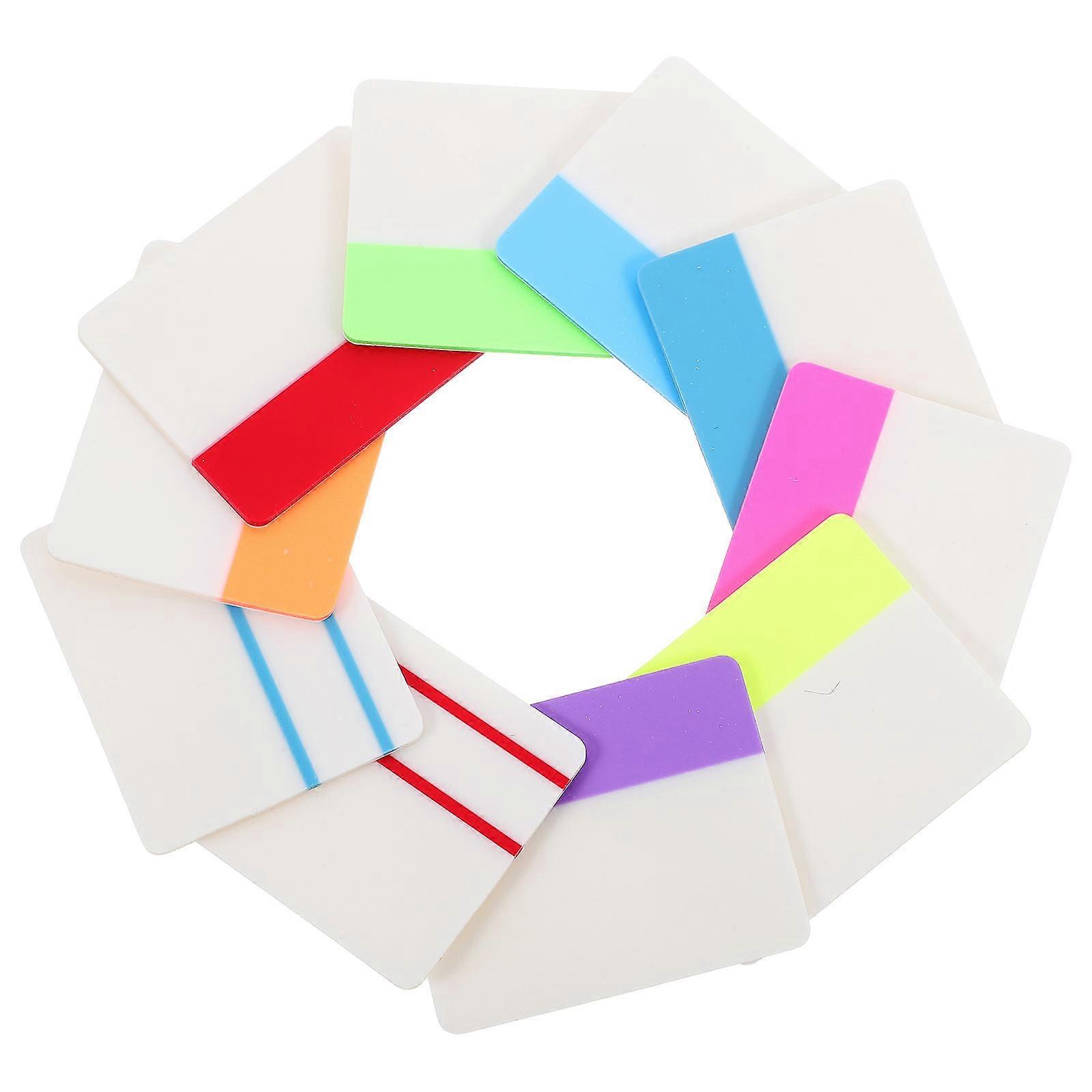 Transparent Memo Pad Rectangular Translucent Design For Students Daily Life Writing Notes 10 Books