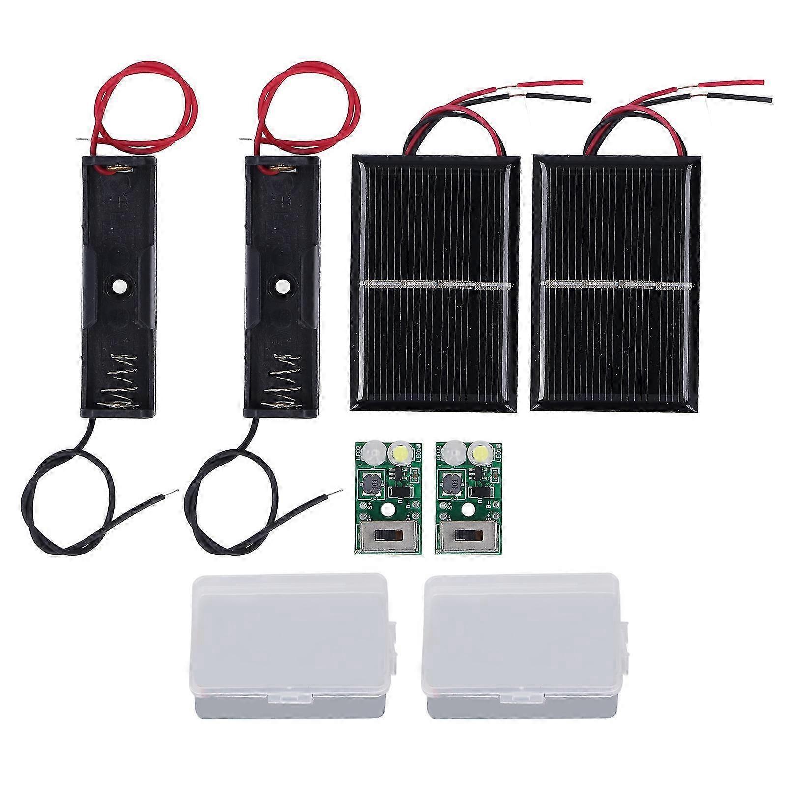 Solar Light Control Panel Set Charging Protection PCB Garden Lamp Control Board Kit 1.2V