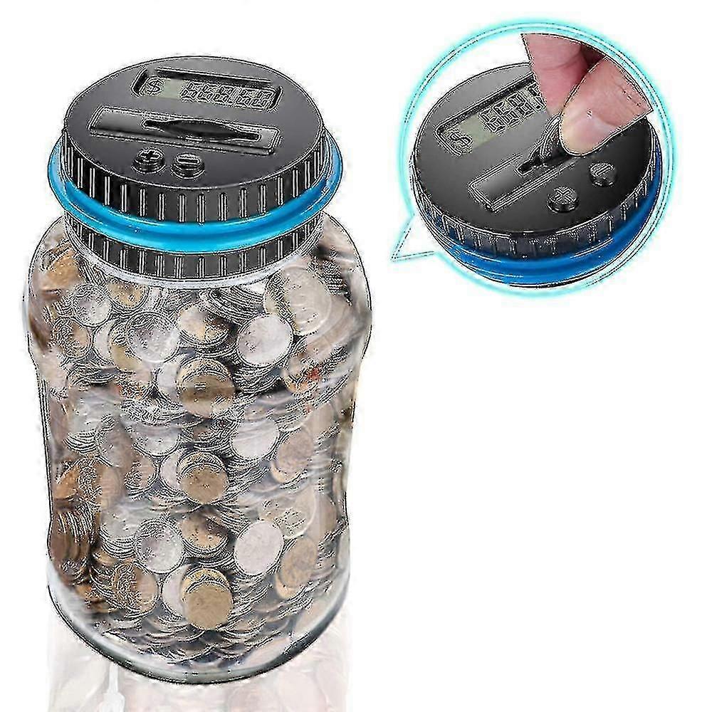 Digital Counting Money Jar,big Piggy Bank,piggy Bank For Kids,usd
