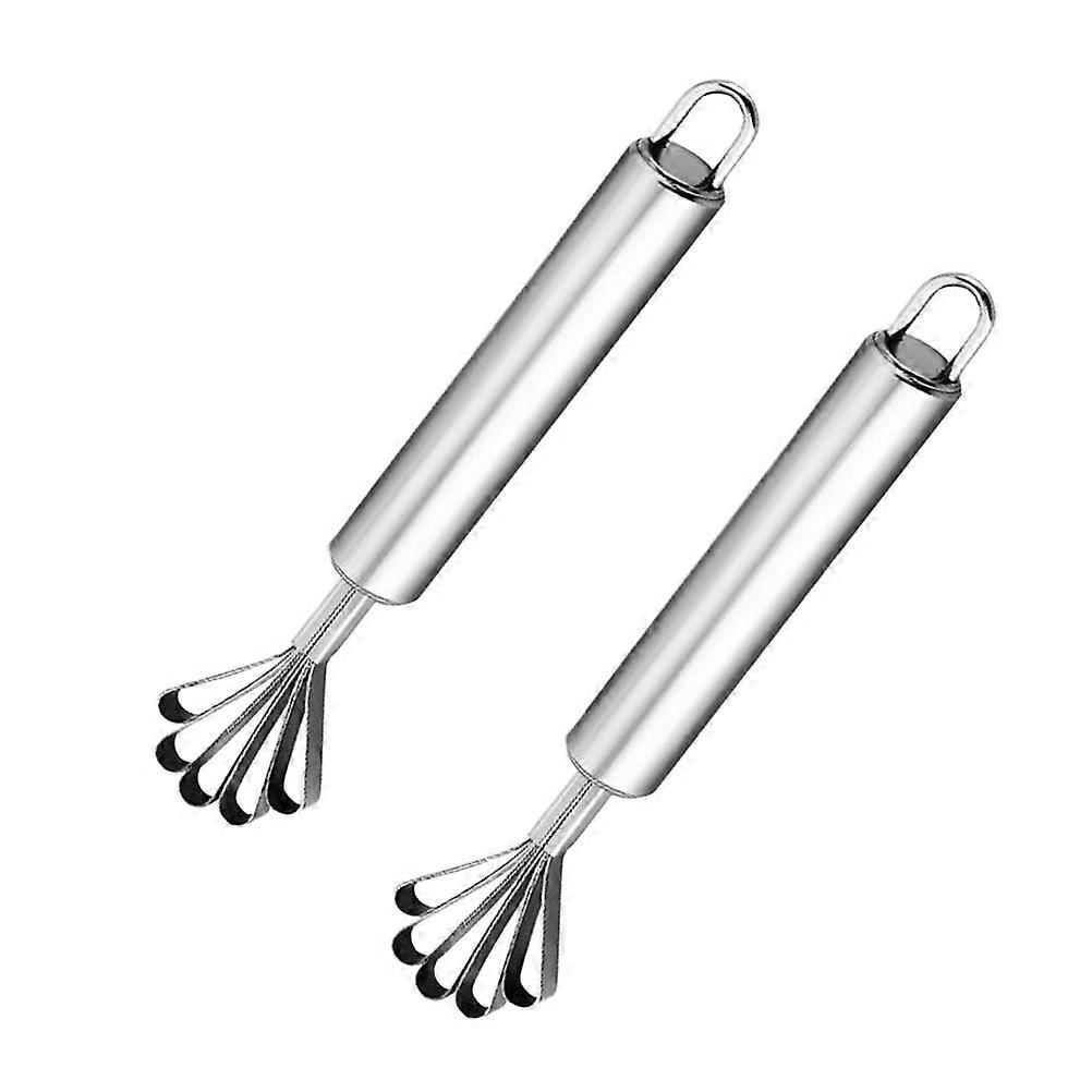 Fish Scale Remover Stainless Steel Fish Scale for Kitchen Use 2Pcs