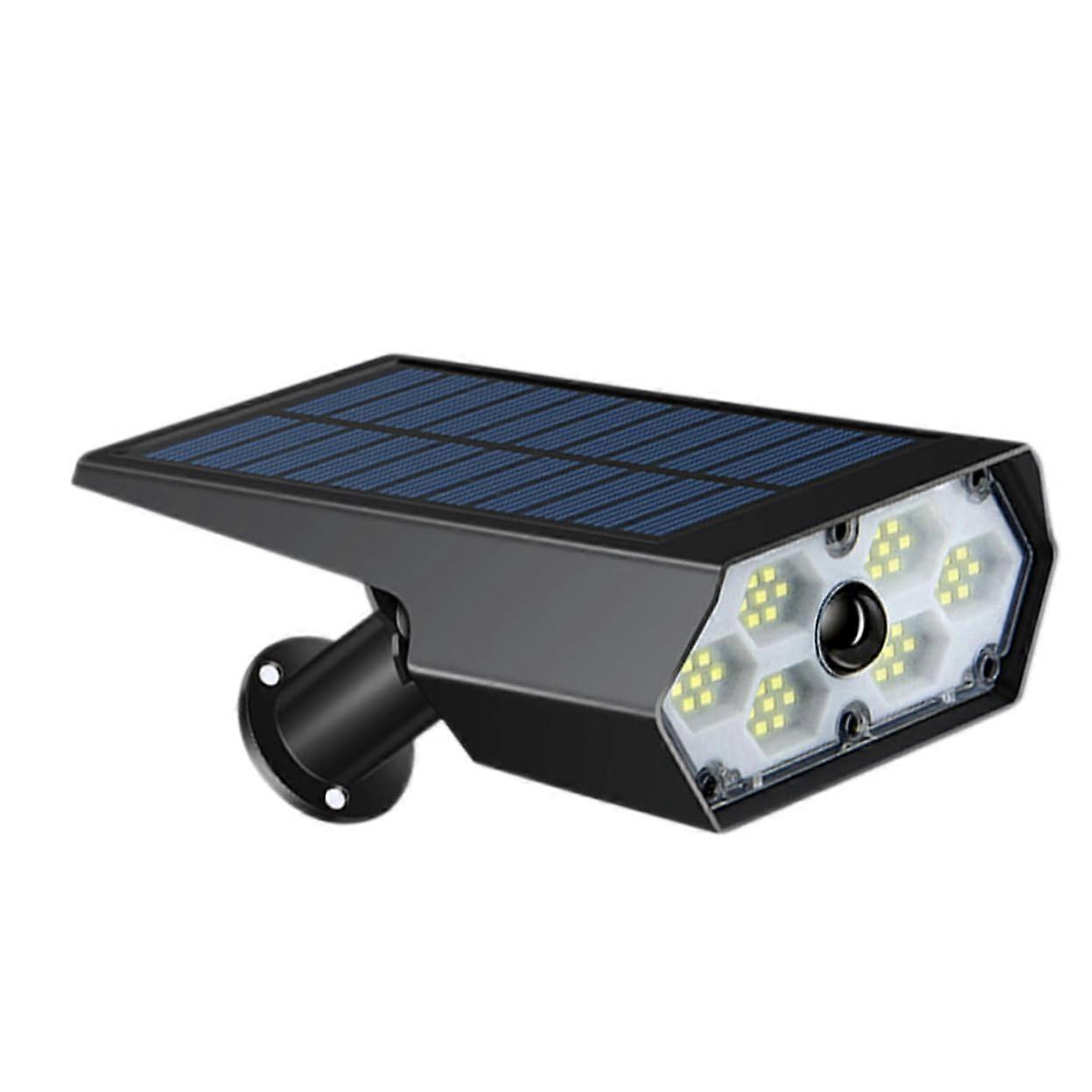Solar Powered Wall Light With Motion Sensor, 1 Piece, IP65 Waterproof Garden Lamp, Automatic Daytime Charging, LED