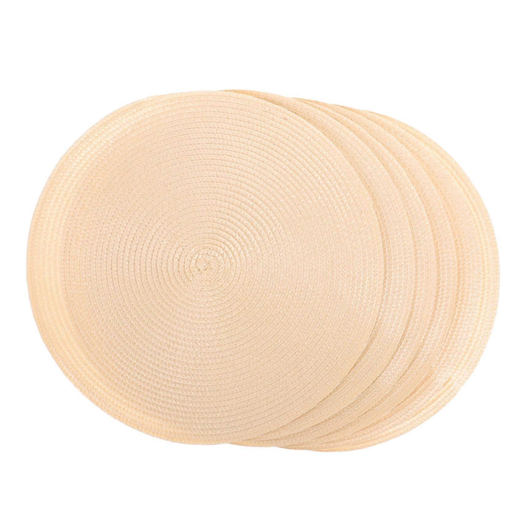 Plastic Placemats 6-Piece Set For Dining Table, Table Mats, Elegant Table Mats