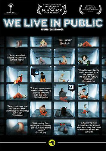 We Live in Public DVD (2010) Ondi Timoner cert E - Region 2