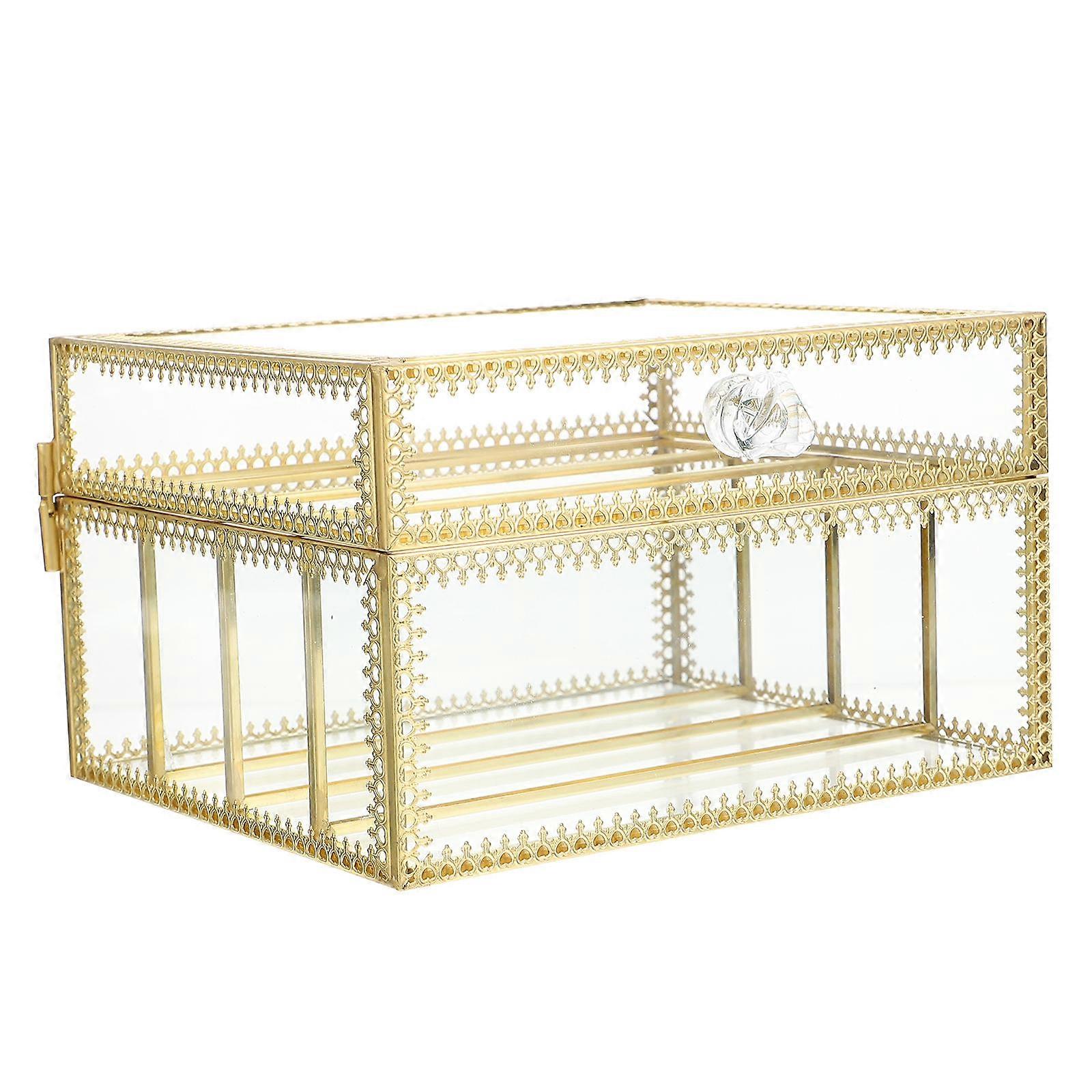 1pc Practical Cosmetic Storage Box Delicate Lipstick Box Dresser Organizer Box