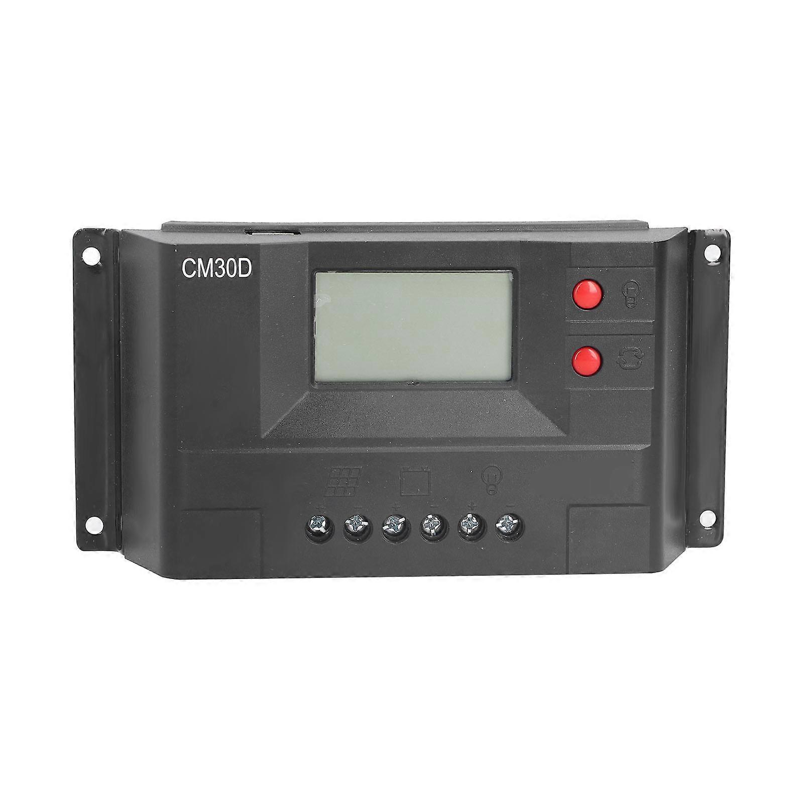 Charge Controller 12V 24V PWM Auto Paremeter Adjustable LCD Solar Panel Battery Smart Regulator for Industry