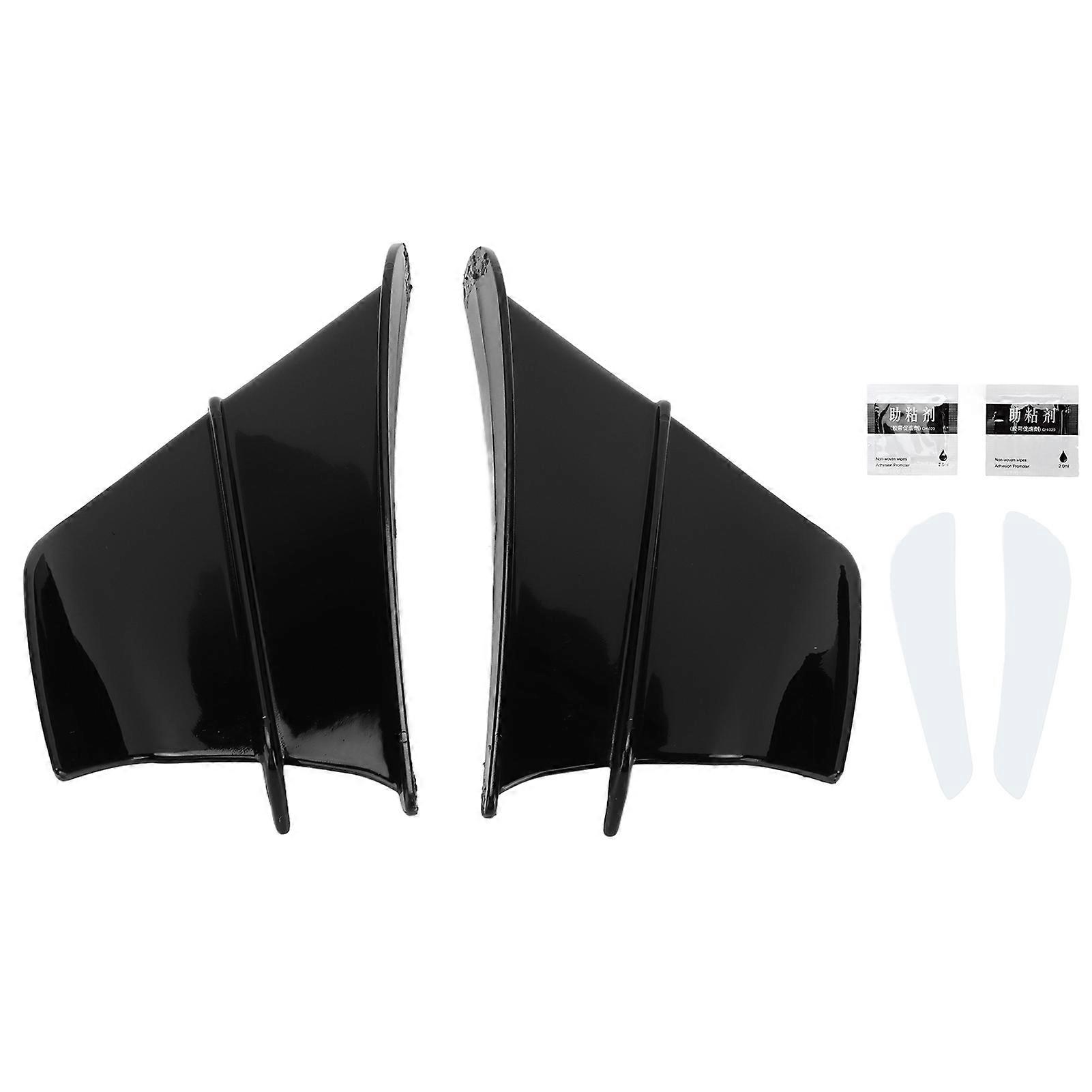 Pair Motorcycle Aerodynamic Winglets Spoiler Wing Universal Replacement for Kawasaki
