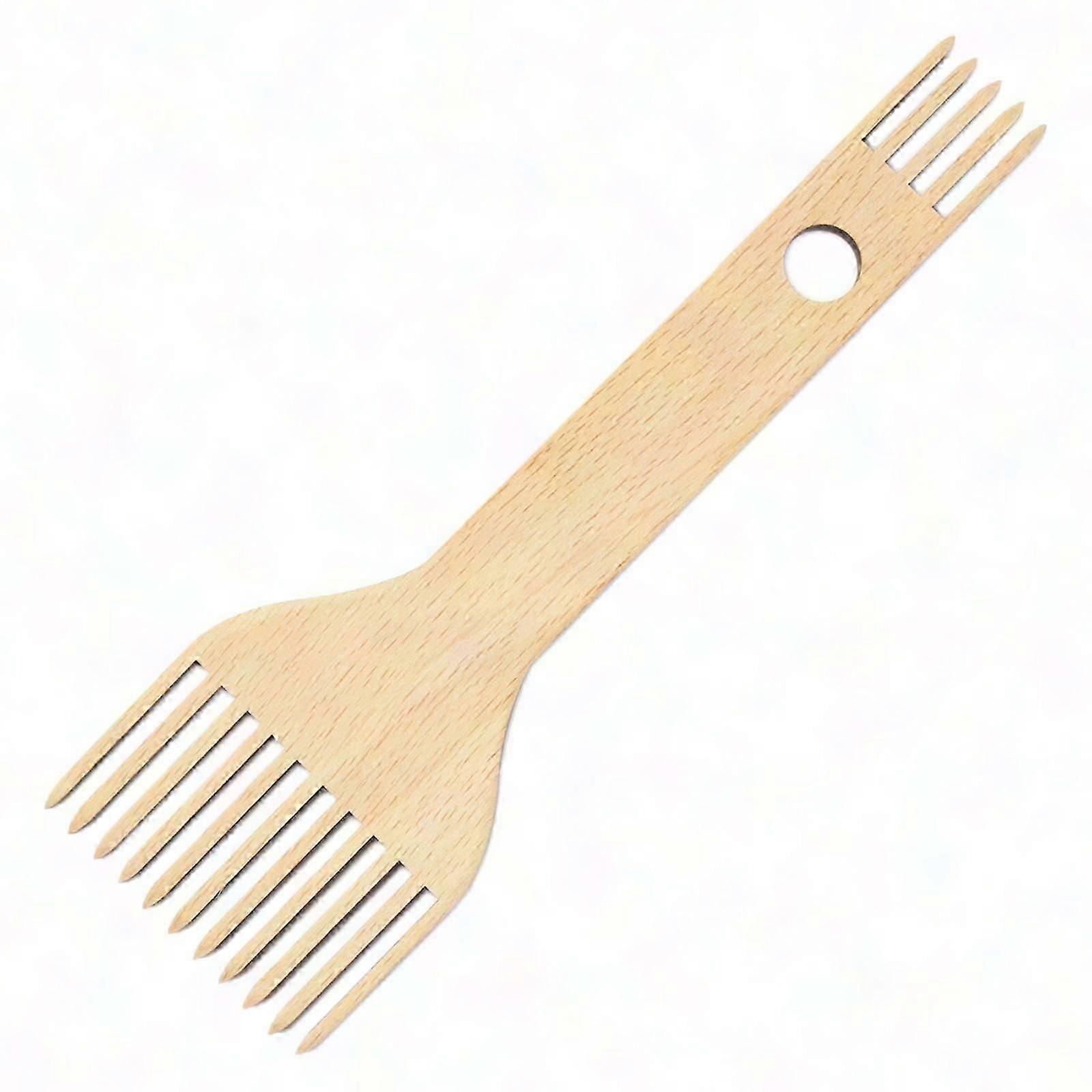 Wood Weaving Comb for Tapestry and Braiding
