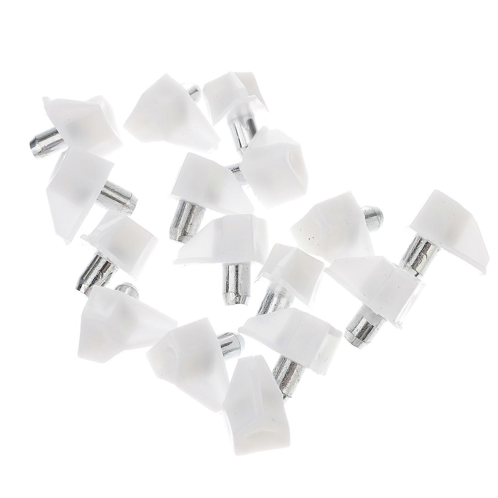 Bracket-Style Shelf Support Pegs Wear-Resistant Shelf Pegs for Book Shelves Daily Use Small 1.5X1.5X0.9CM 100Pack