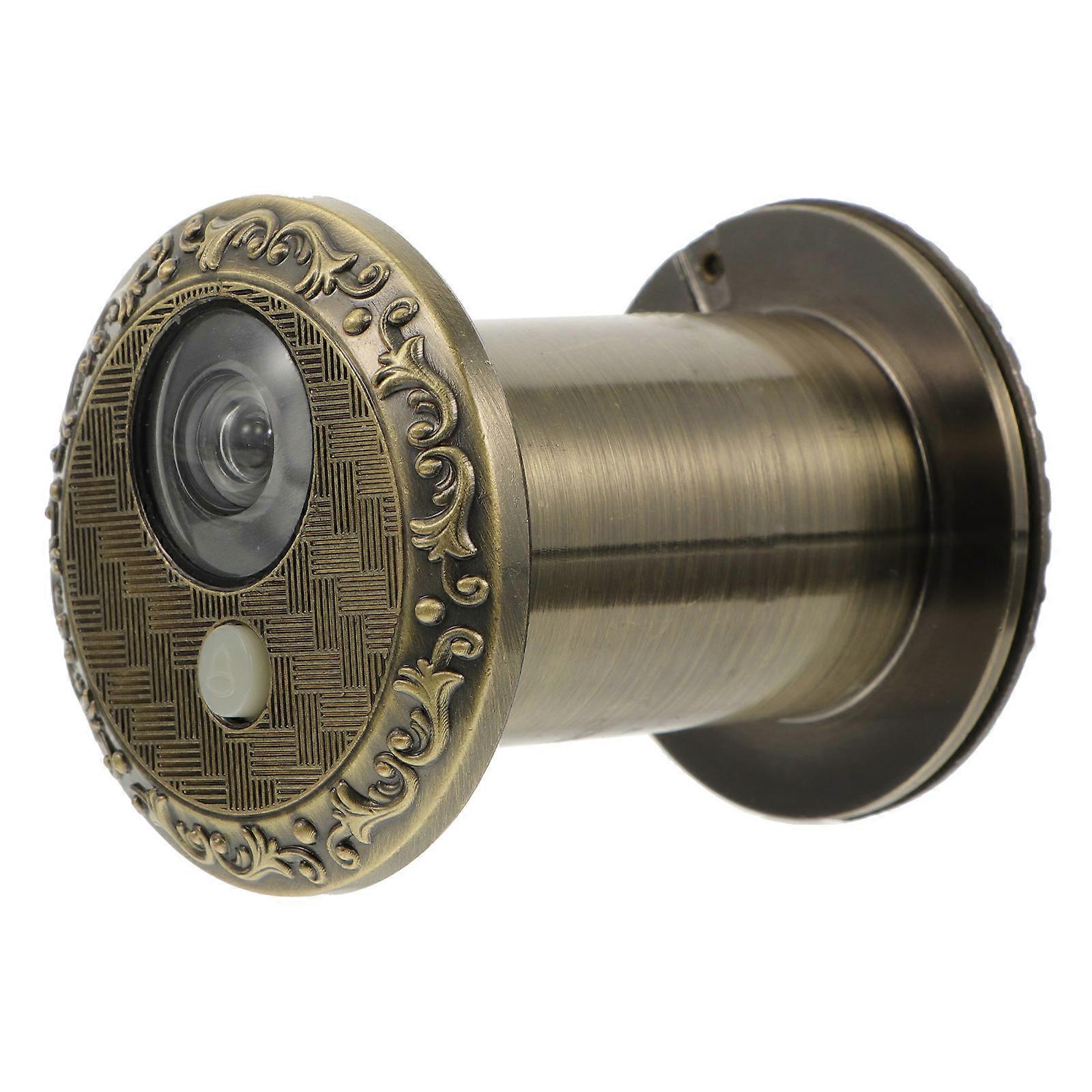 Door Bell Anti-Theft Door Viewer Zinc Alloy Wide-Angle View Security Monitoring For Home Hotel 1Set