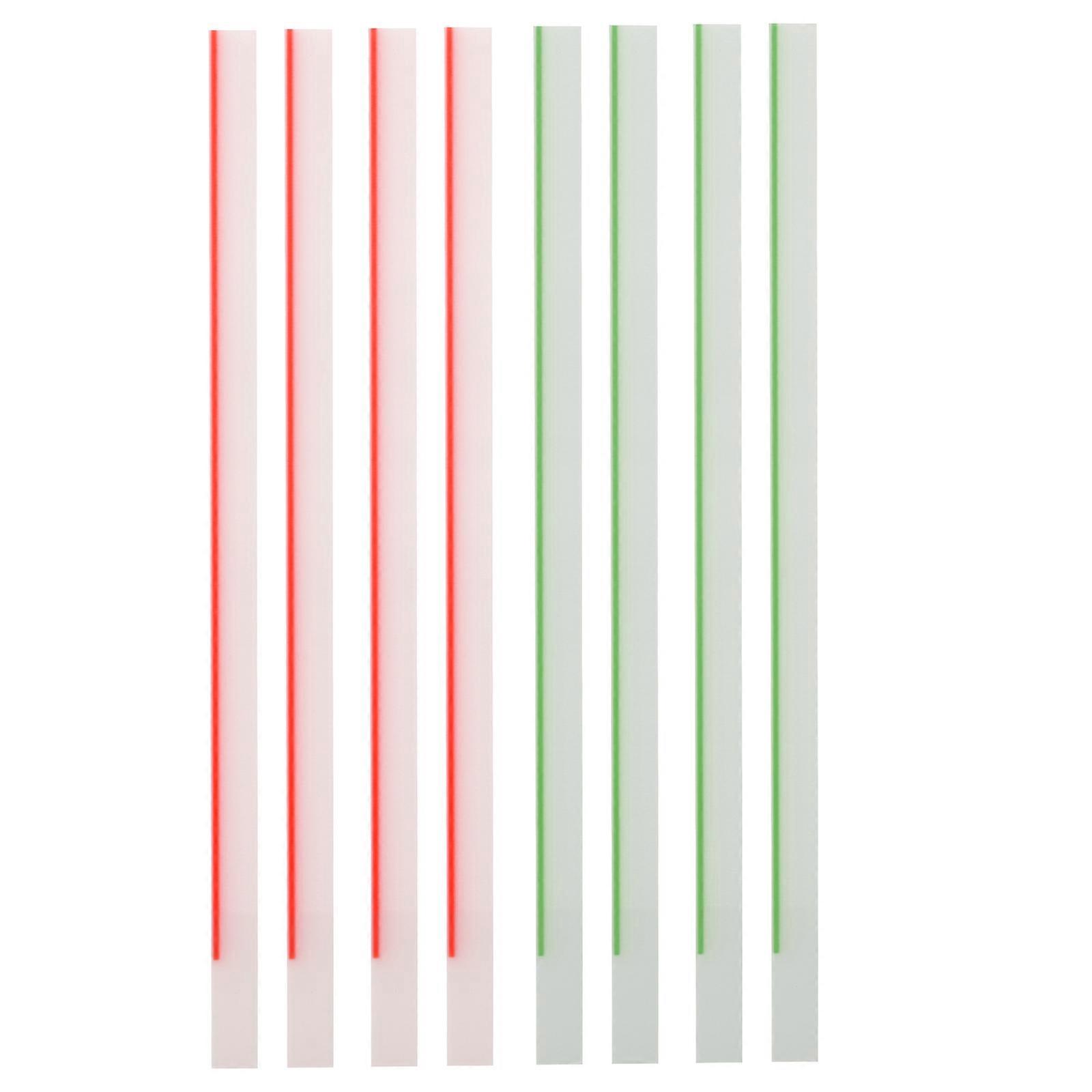 2 Sets Long Transparent Sticky Decals Page Markers for Books Reading Strips Notebook Tabs Easy Portable Use for Students