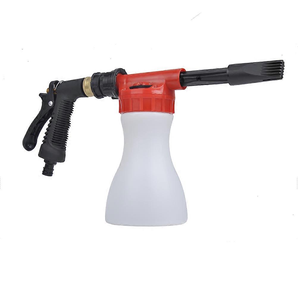Portable Plastic Watering Can with Hand Press Foam Gun for Car Wash and Garden Use – Durable, Easy Control Design for Versatile Applications