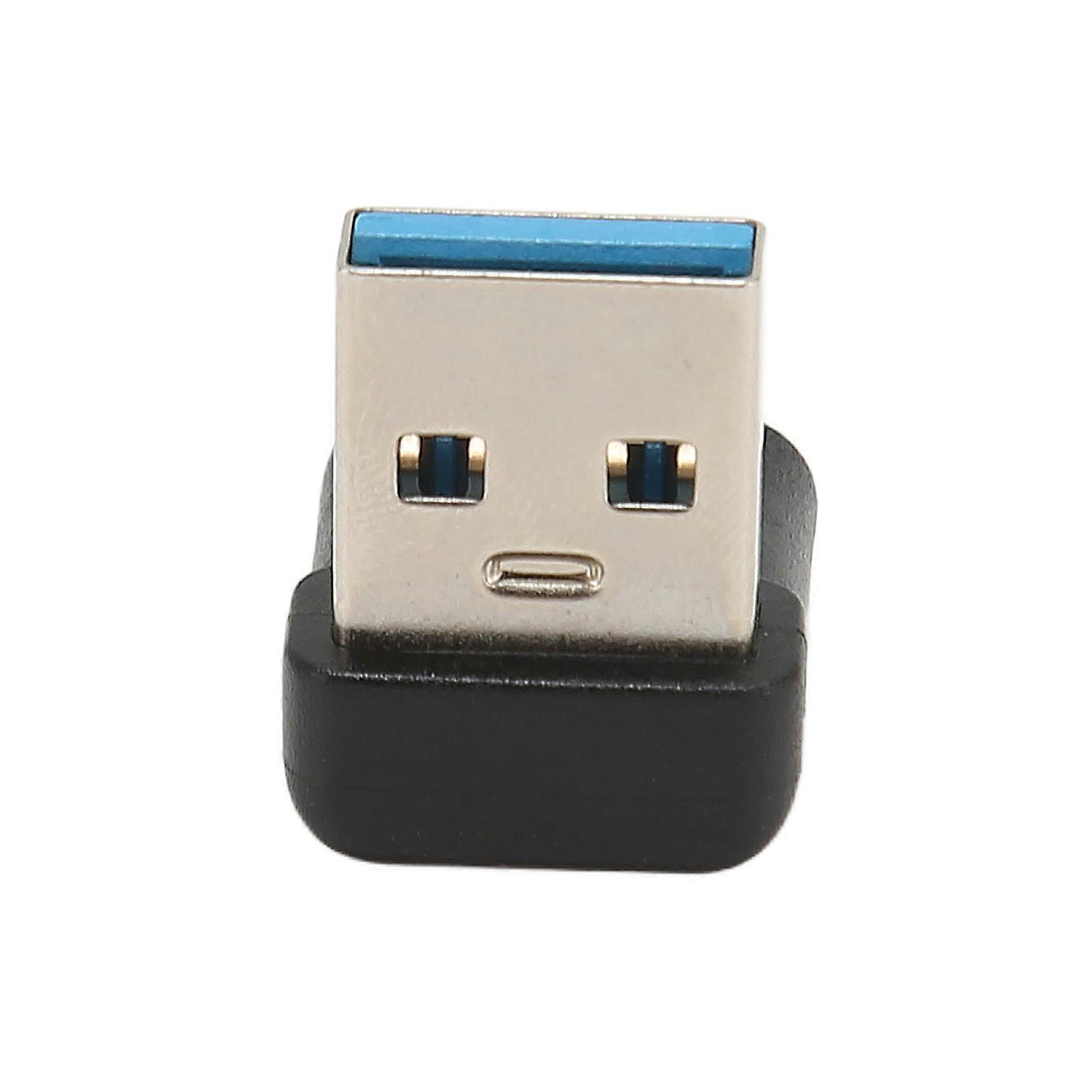 Right Angle USB C to USB A Adapter 10Gbps Plug and Play USB A 3.2 Male to USB C 3.2 Female Adapter for PC Laptop