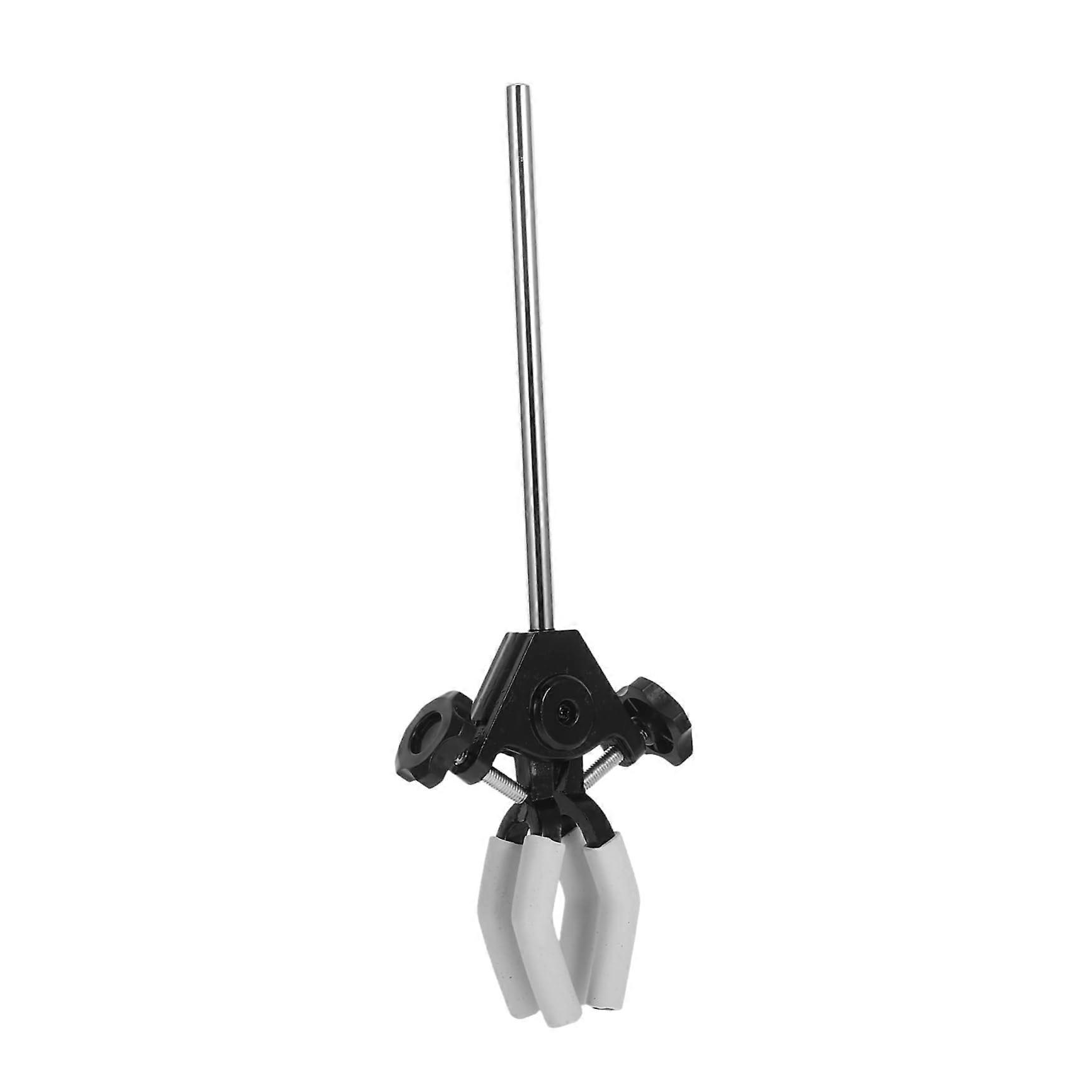 Versatile Piston Clamp with Laboratory Stand Bracket - Durable Iron Construction for Stability and Support