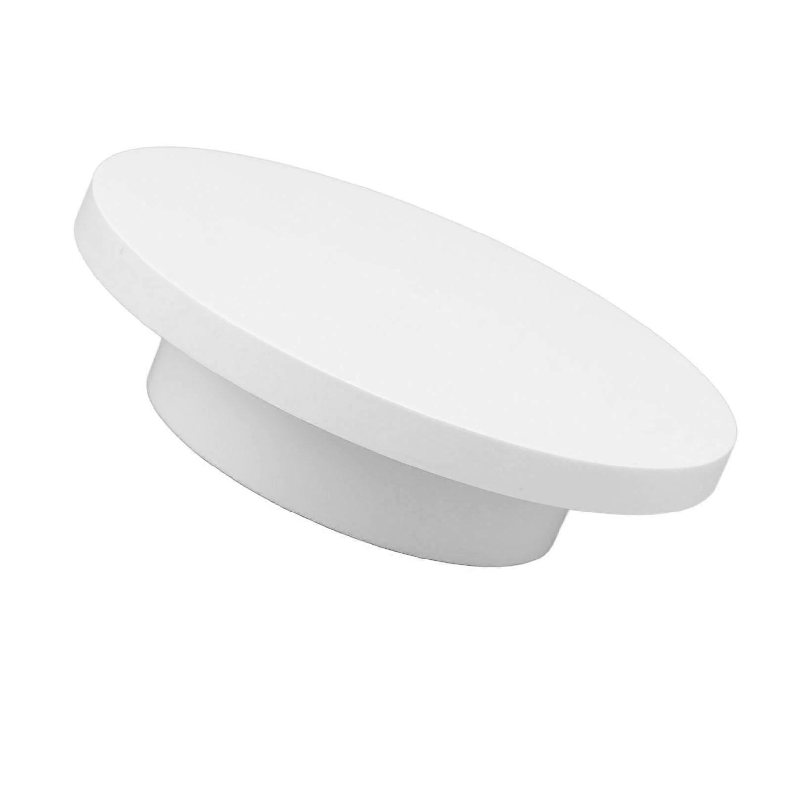 Electric Turntable 360 Degree Rotating Product Photography Display Rechargeable Remote Control 3kg Bearing White 15cm Diameter 