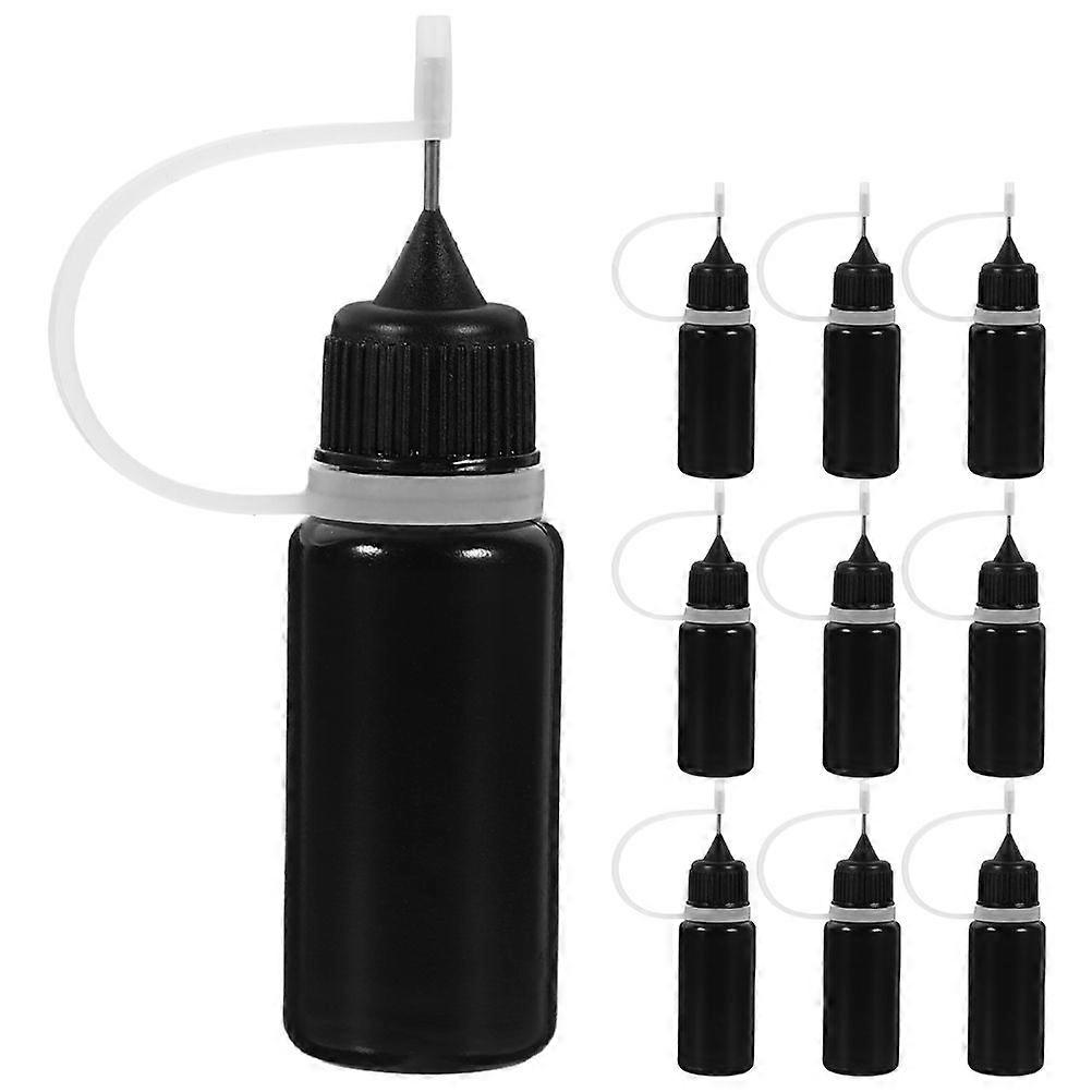 10 pz Needle Tip Squeeze Bottles Colla Dispenser Bottiglie Colla Squeeze Bottiglie Bottiglie Vuote di Colla (30 ml)