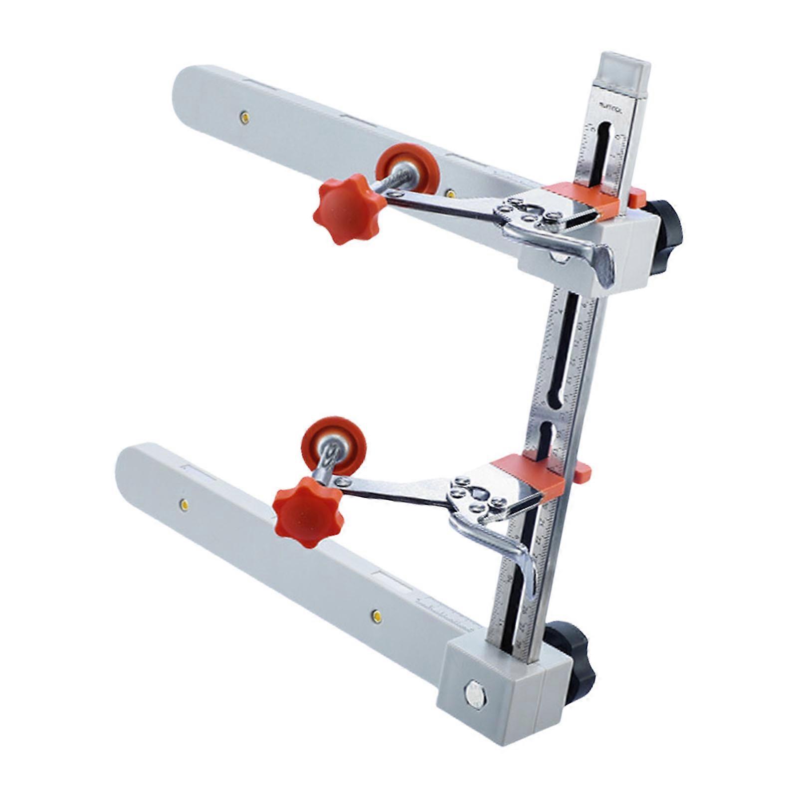 Upgrades Steel Drawer Rail Alignment Jig with Extendable Length Design Cabinet Slide Installation Tool for DIY Projects Multicolor