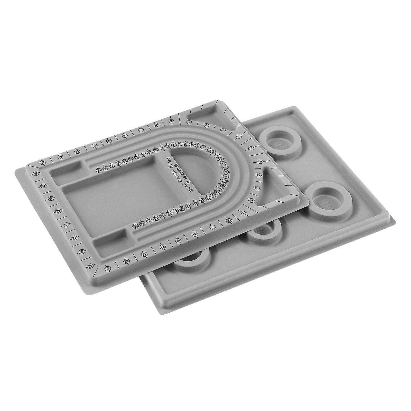 Necklace Tray Supvox Creative Diy Design Plate For Craft Enthusiasts 13.76X10.22X0.79in Diy Beading 2Pcs