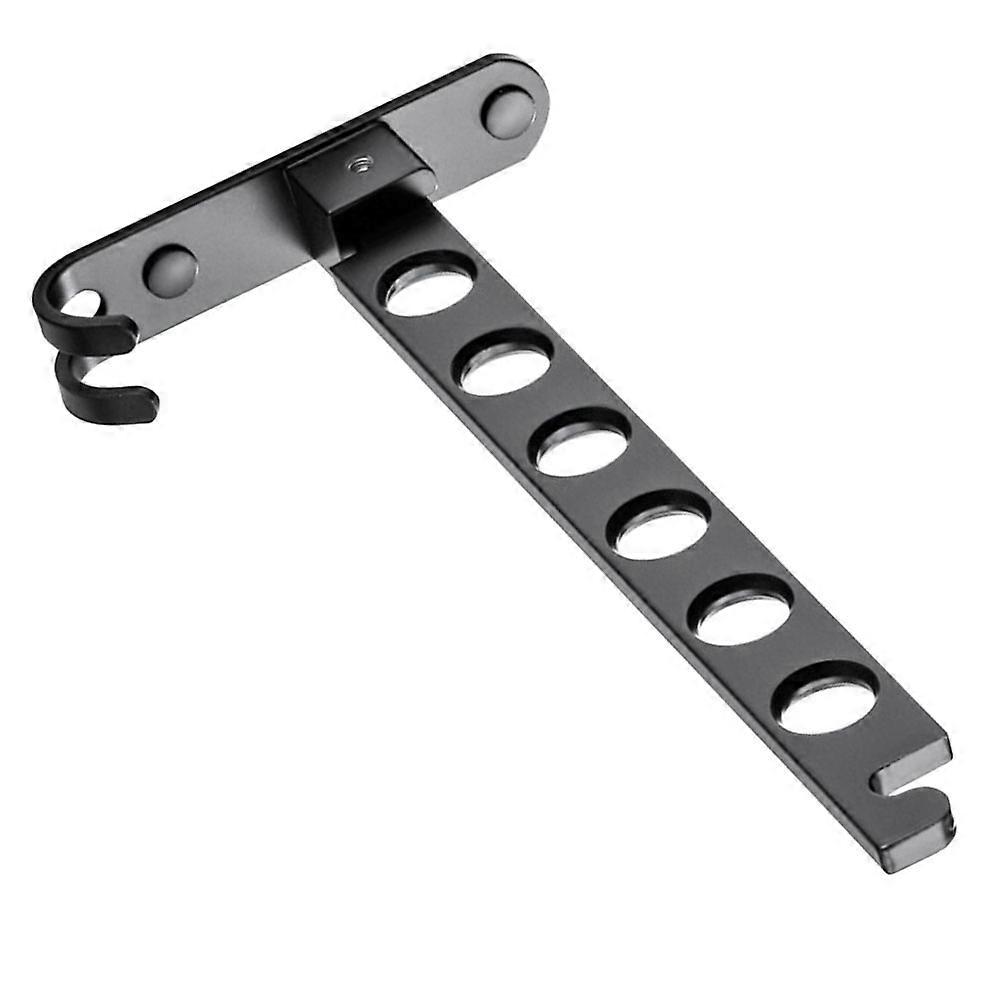 Aluminum Alloy Drying Rack for Laundry and Clothes Black 1 Set Can Swing 90 Degrees for Storage Use