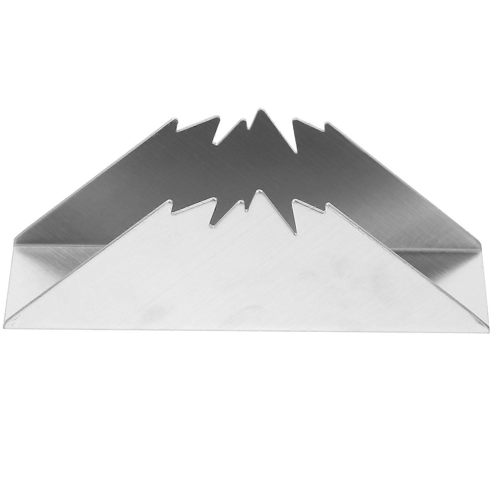 Desktop Tissue Stand 2pcs Decorative Metal Napkin Holder Dispenser