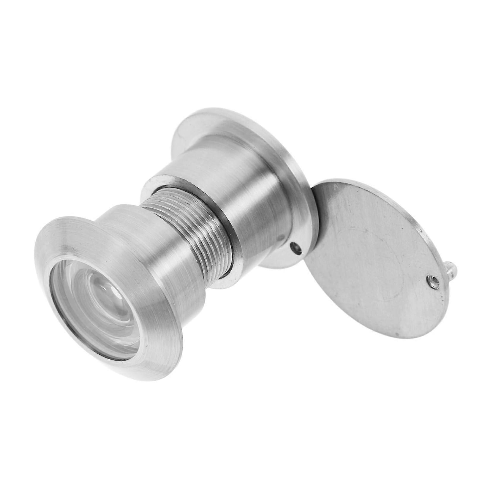 Door Viewer with Privacy Screen, Quality Wide Angle, Stainless Steel, Easy Assembly