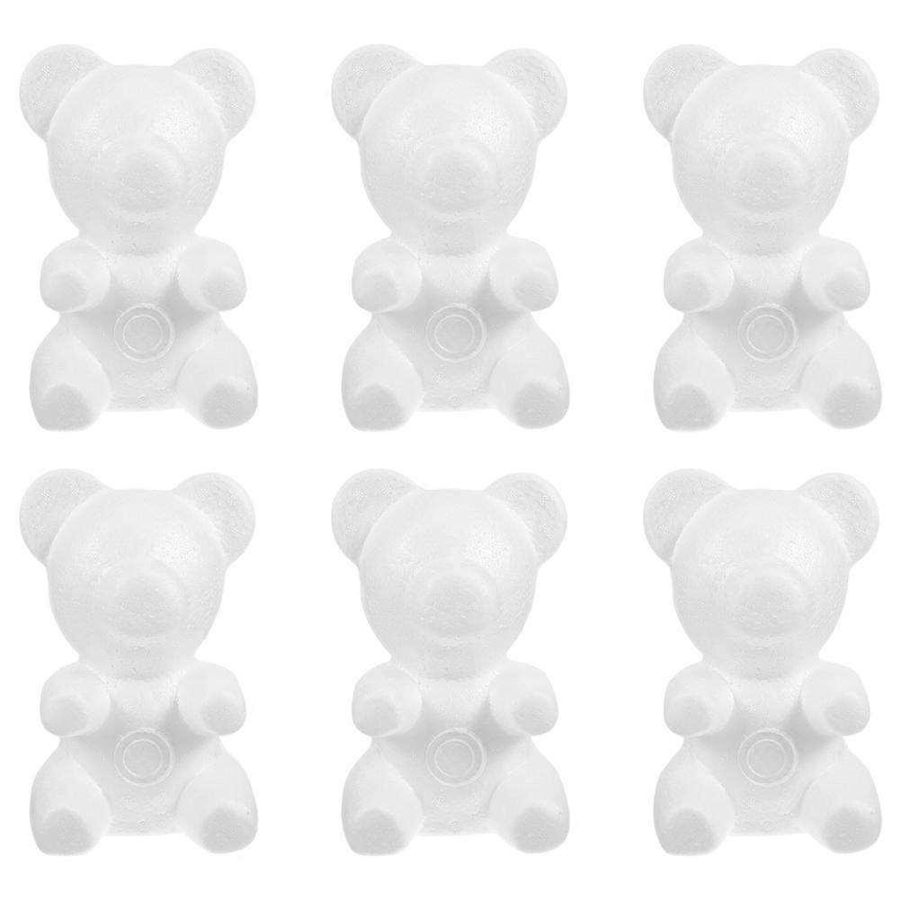 Foam Bears For Flowers Decoration Craft Style Bear Shape Diy Projects 7.9×4.7×4.7in