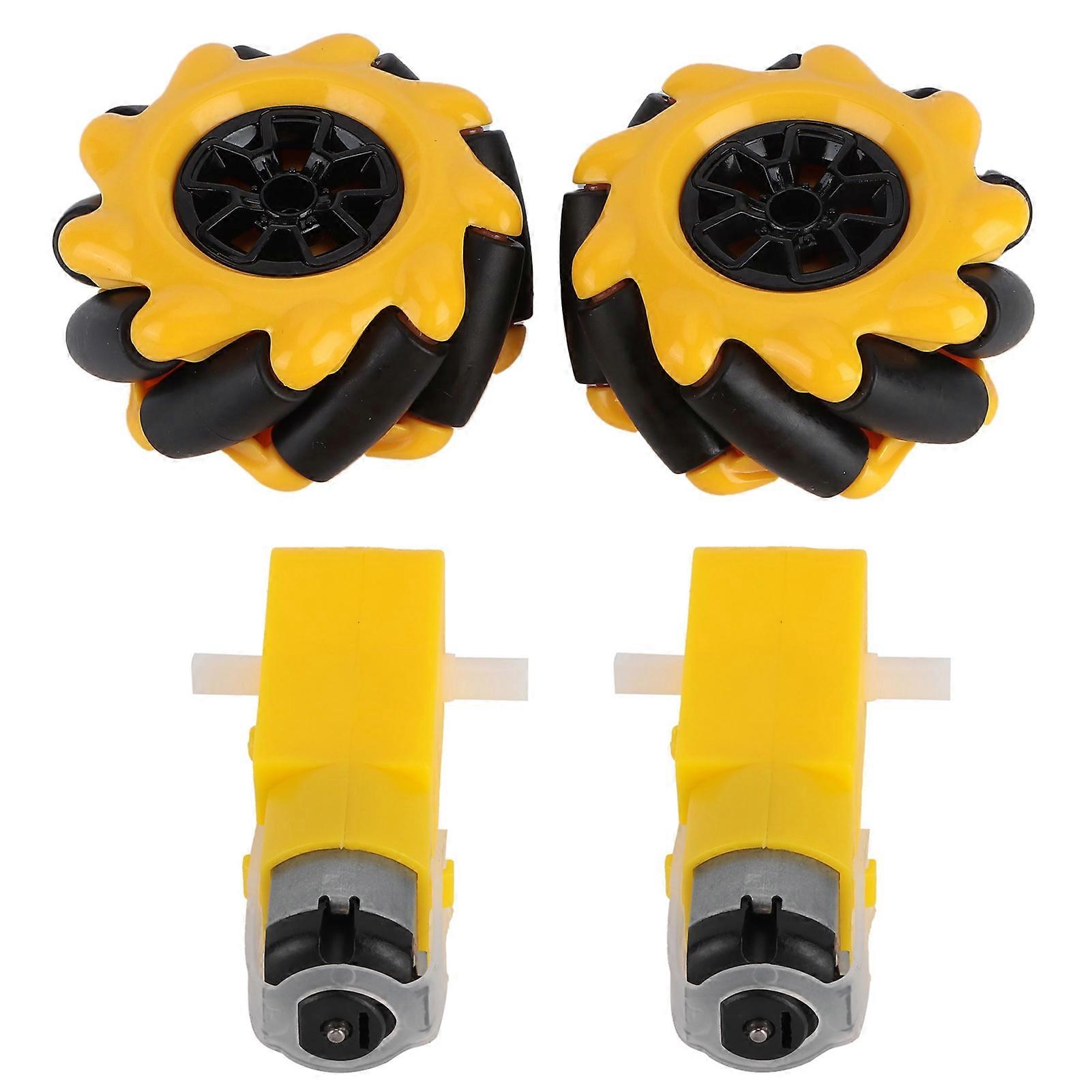 Mecanum Wheel for TT Geared Motor Smart Robot Car Parts Accessories DIY Toy Components 60mm