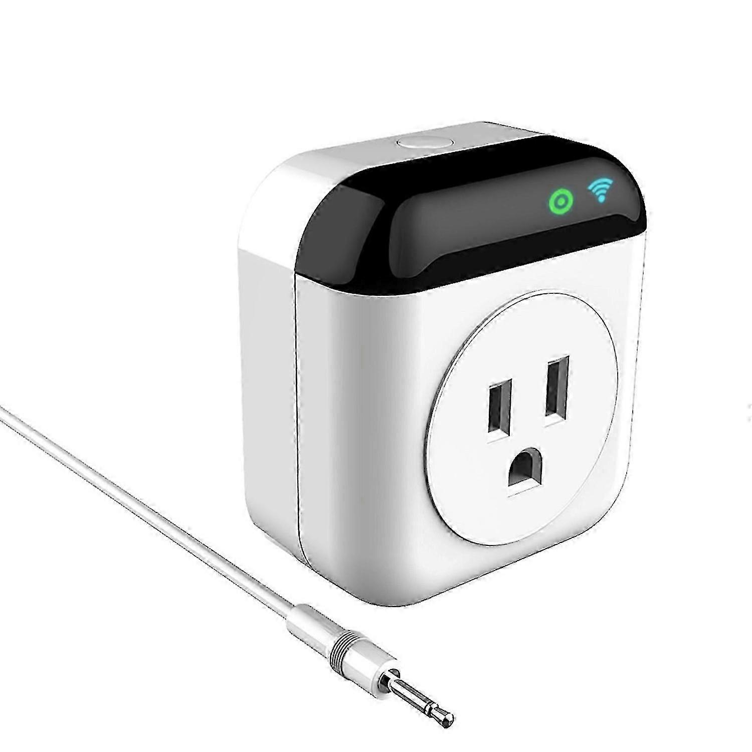 Programmable Smart Wifi Thermostat Plug Outlet Mini Temperature Controller 10A Plug-in Socket APP Control Voice Control Schedule Timer Electric Switch
