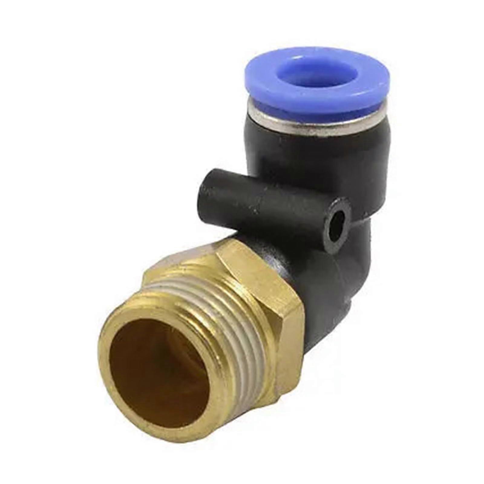 Pneumatic quick connector 6 mm M5 1/8 PT 1/4 PT 3/8 PT 1/2 PT PL6M5 PL601 PL602 PL603 PL604 (5 pieces)