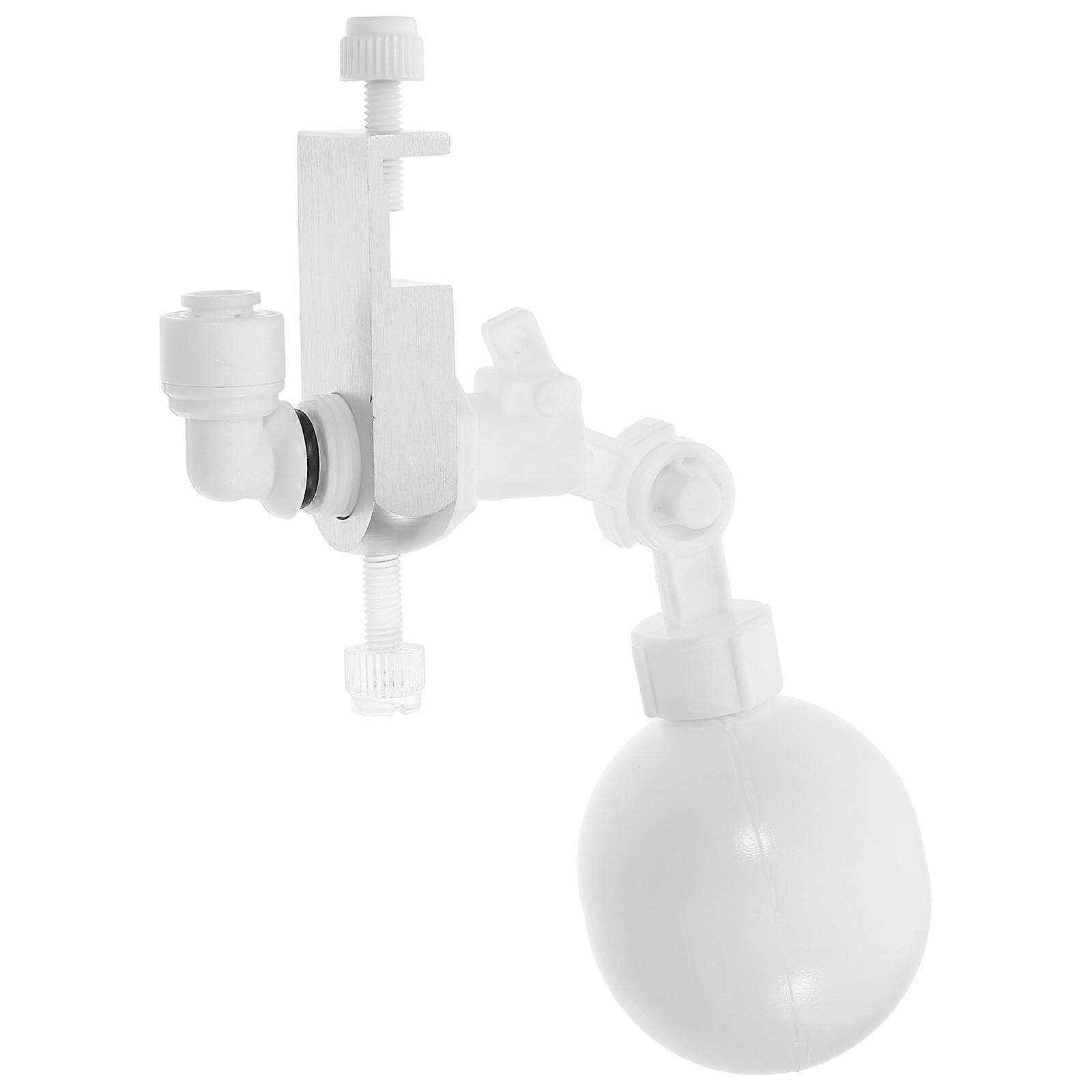 Aquarium Float Valve with Level Control for Easy Installation and Reliable Performance White ABS 1 Set