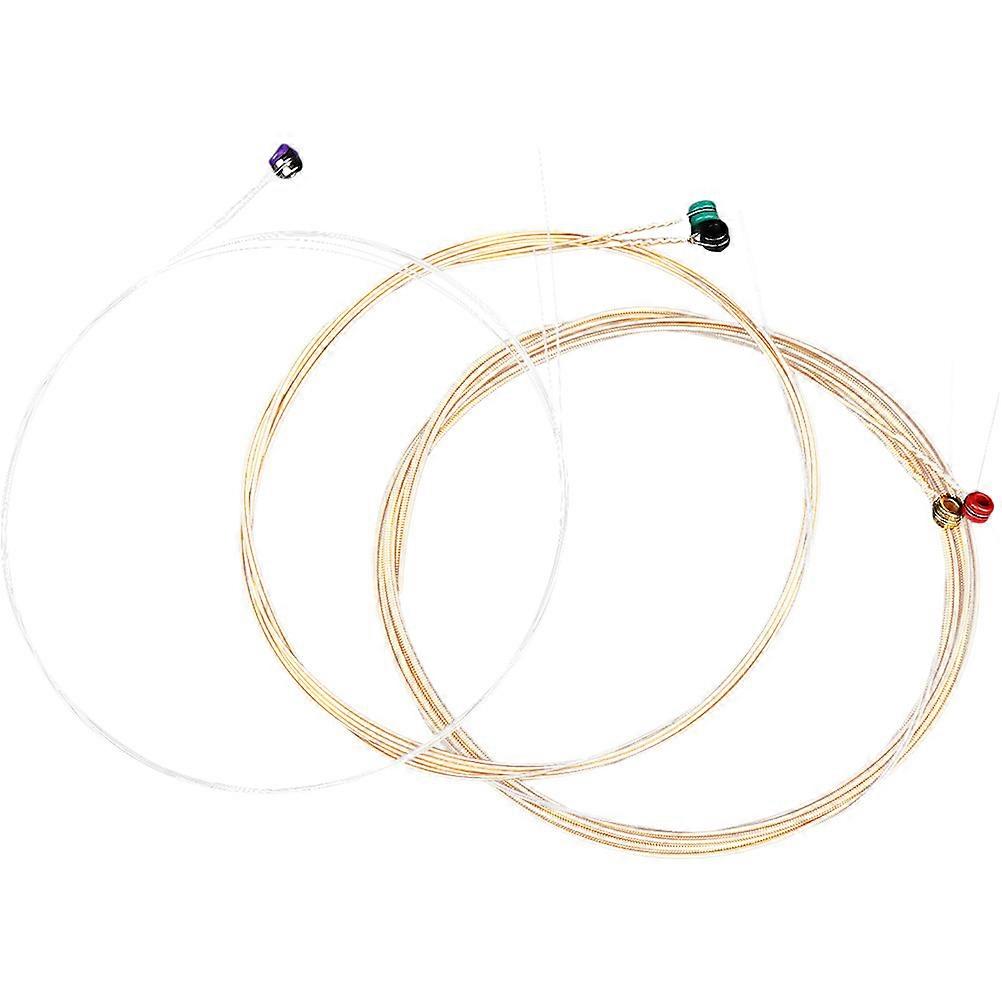 Soft Guitar Strings Acoustic Guitar String Set For Musicians Music Practice 1Set